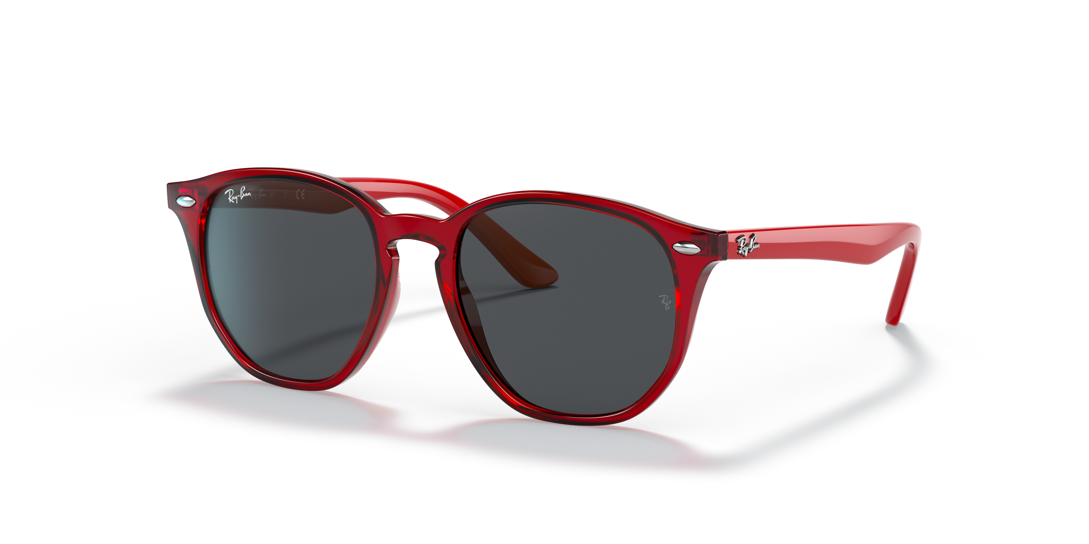 dark red ray bans