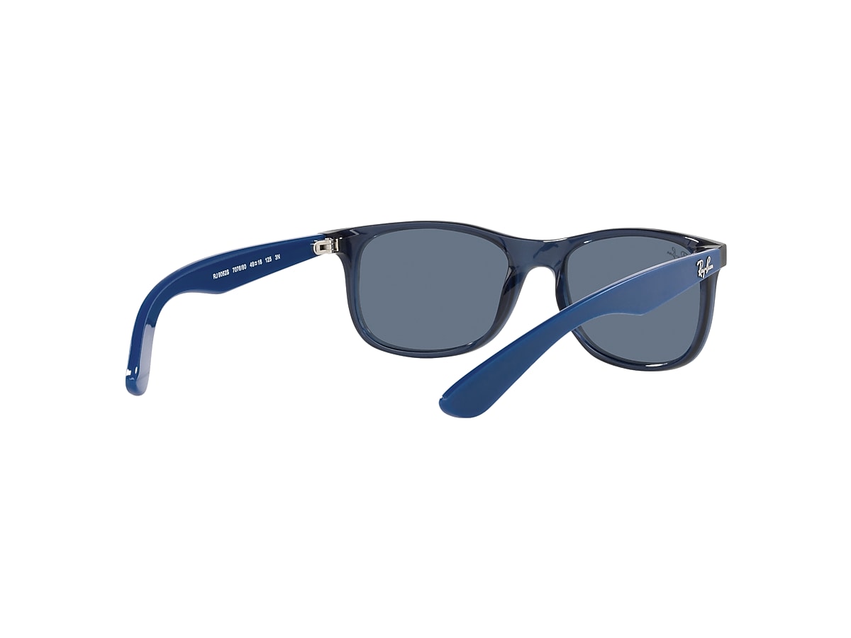 RB9062S KIDS Sunglasses in Transparent Blue and Dark Blue 