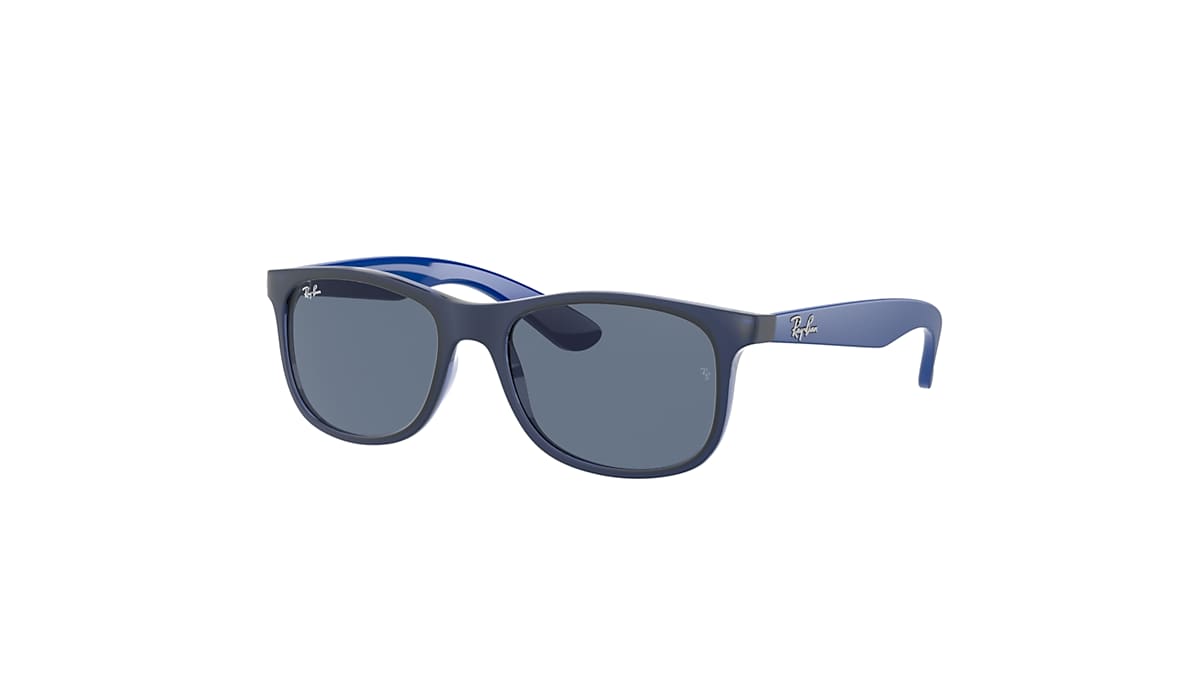 RB9062S KIDS Sunglasses in Transparent Blue and Dark Blue 