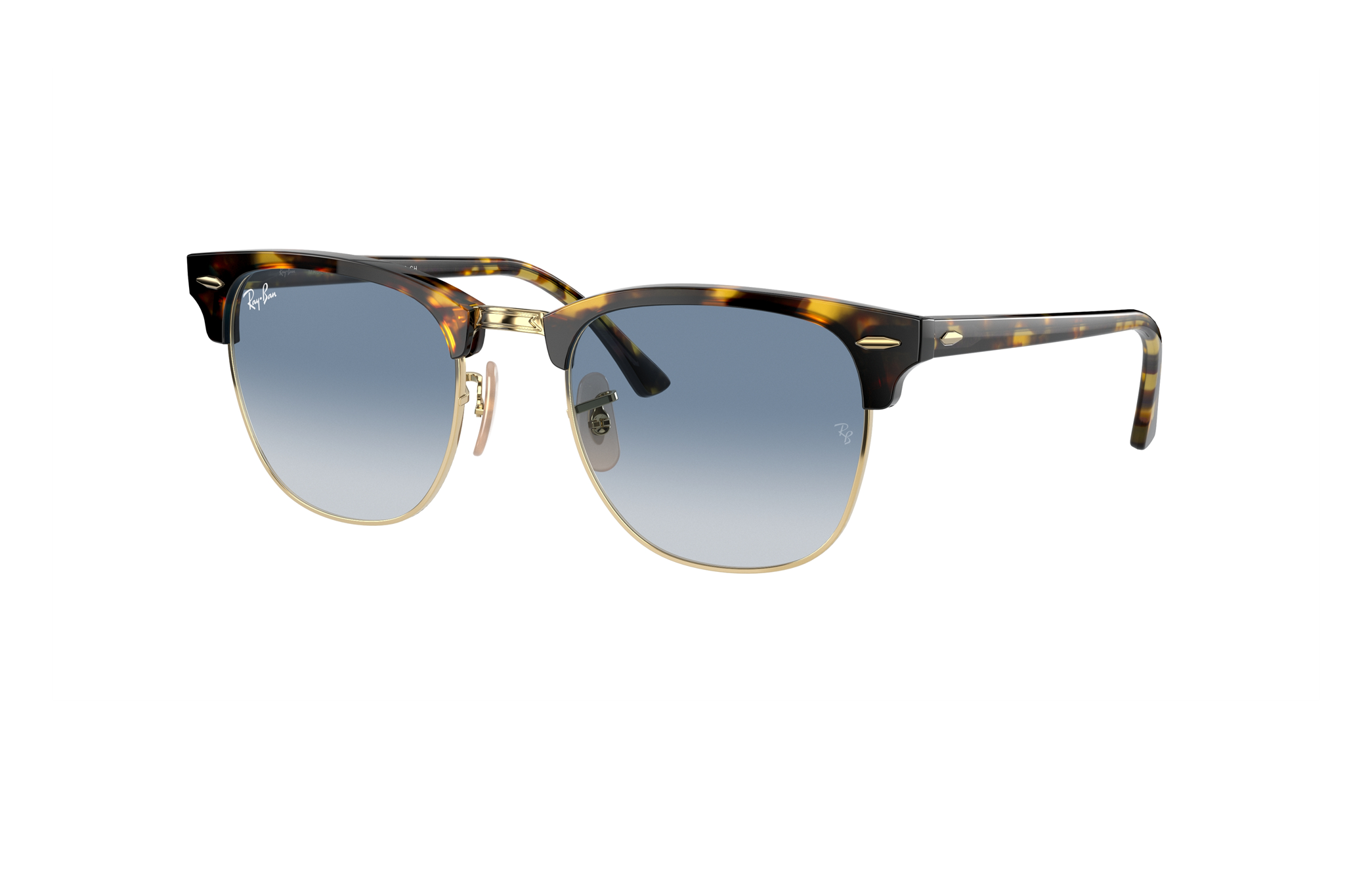 RAY-BAN Clubmaster Flash Tortoise - Blue Mirror Sunglasses - Freeride  Boardshop