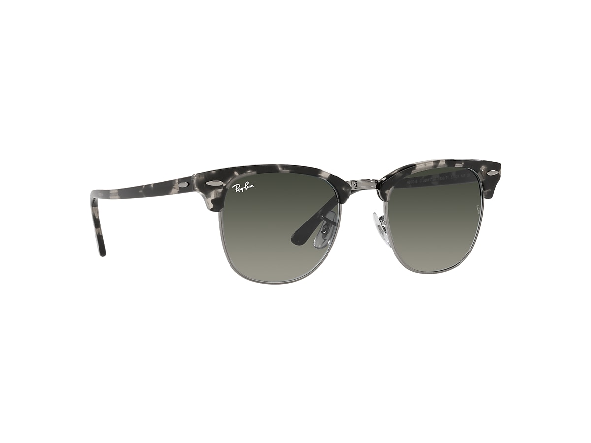 CLUBMASTER FLECK Sunglasses in Grey Havana and Grey - RB3016 | Ray