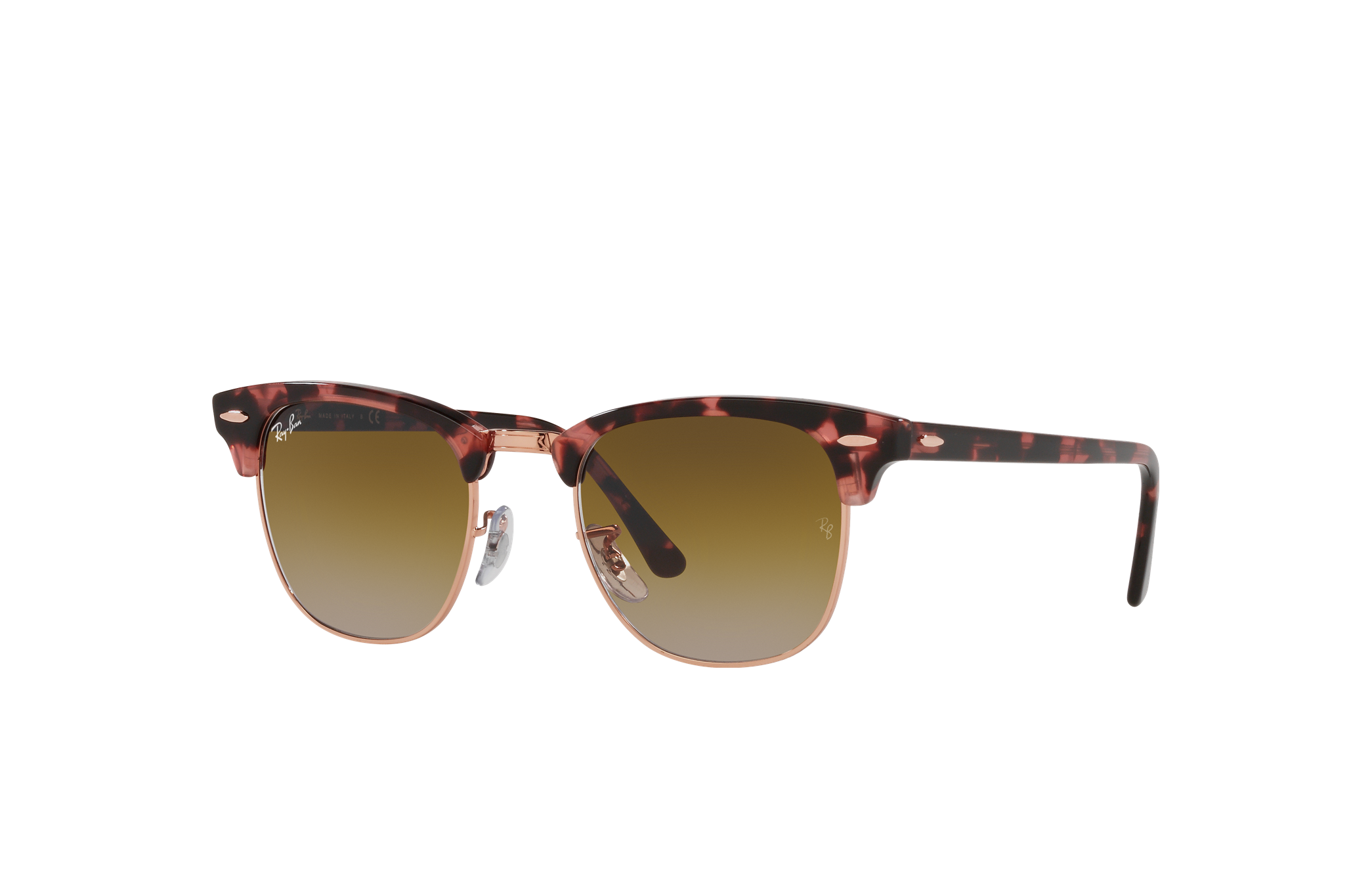 ray ban clubmaster spotted brown havana