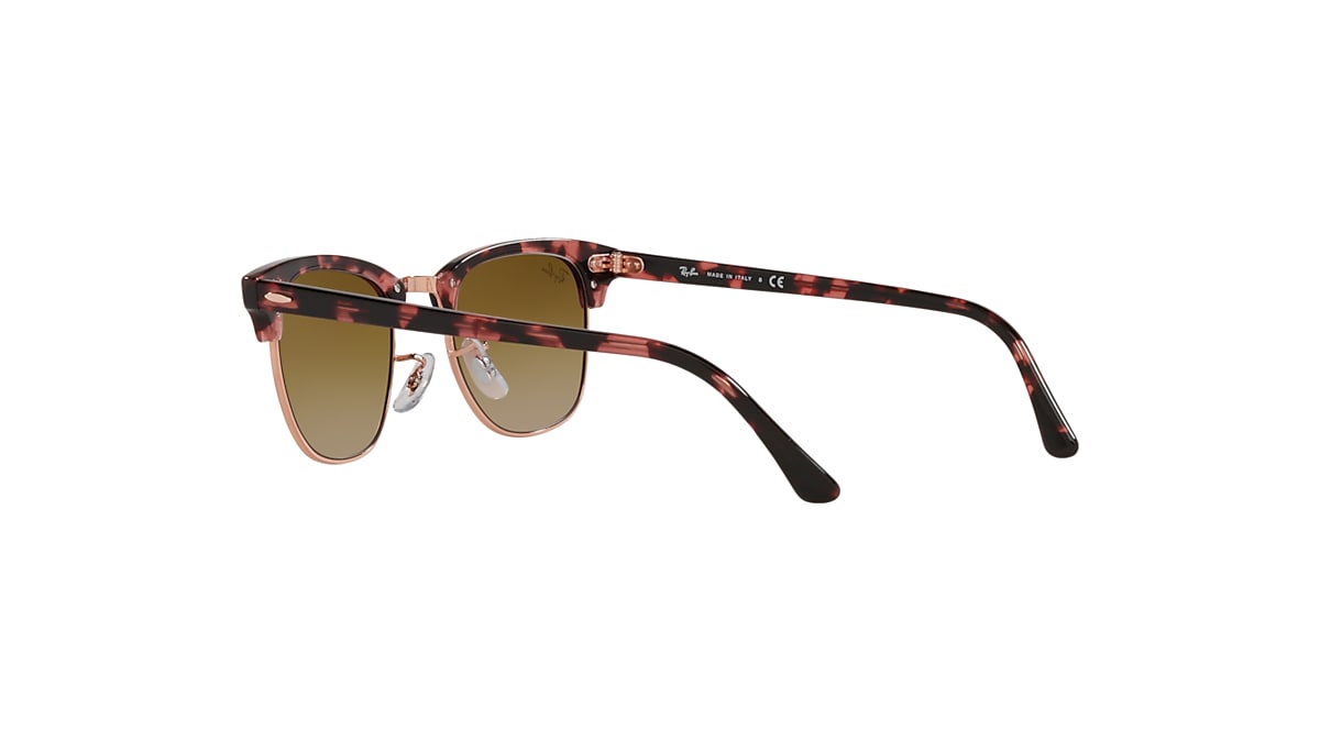 CLUBMASTER FLECK Sunglasses in Pink Havana and Light Brown CLUBMASTER FLECK Sunglasses in Pink Havana and Light Brown