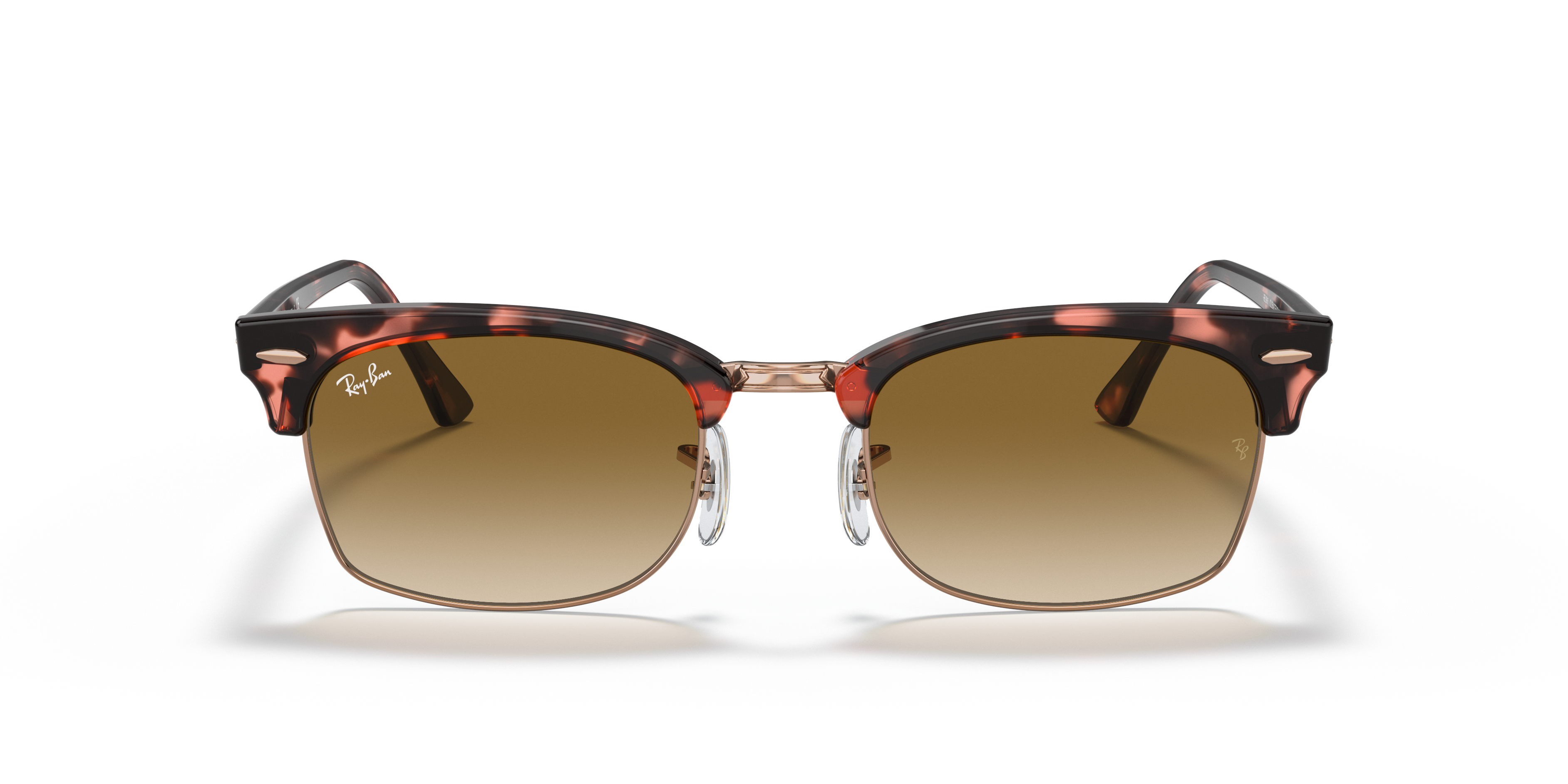 ray ban clubmaster brown gradient