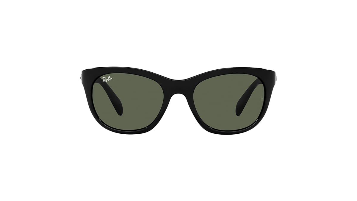 RAY-BAN RB4216 601/71 POLISHED BLACK DARK GREEN SQUARE SUNGLASSES. 56mm 20220309_181517.jpg?v=  main image 3