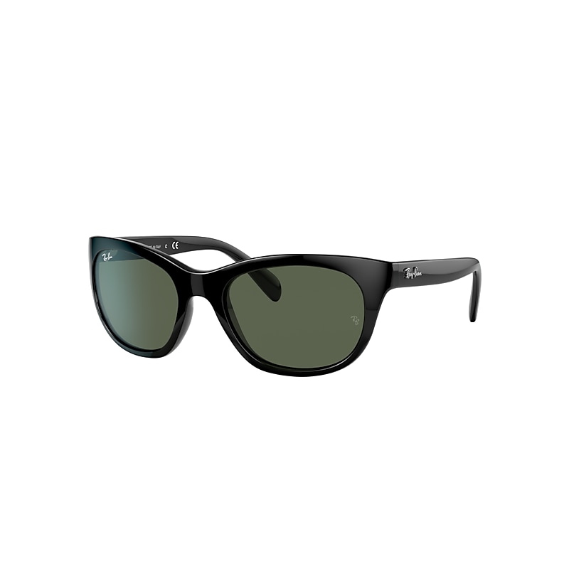 Ray Ban Rb4216 Sunglasses Black Frame Green Lenses 56-20