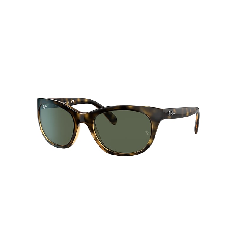 RAY BAN RB4216 SONNENBRILLEN HAVANA FASSUNG GRÜN GLAS 56-20 