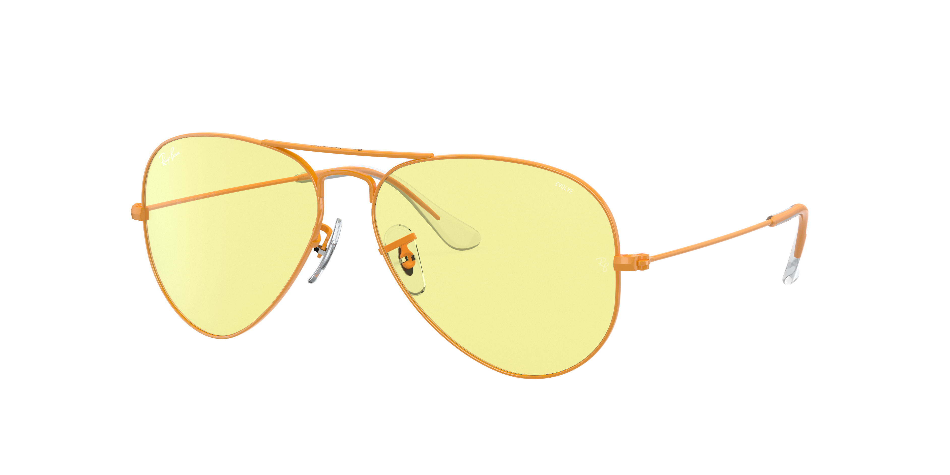 ray ban yellow photochromic evolve