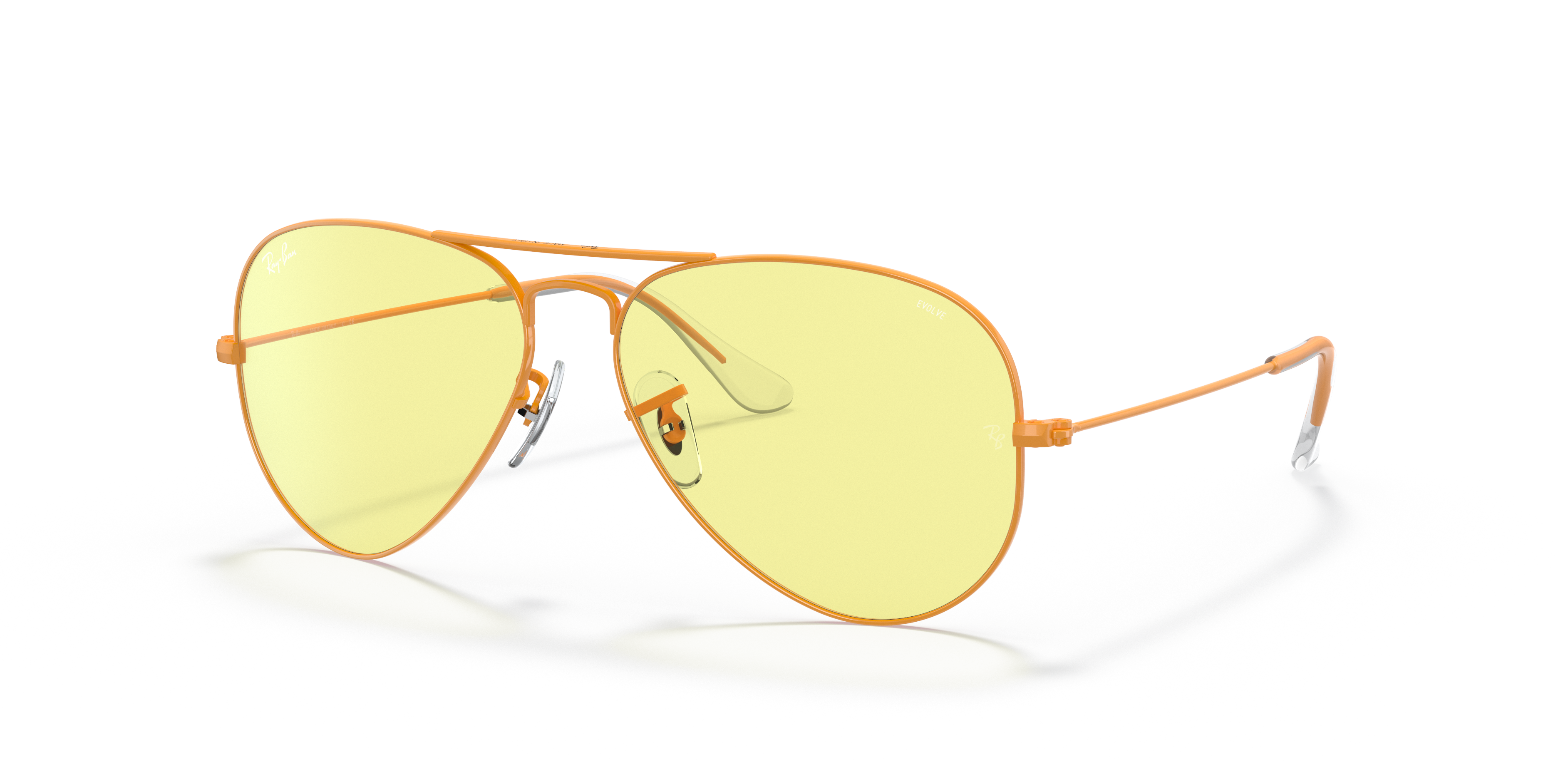 ray ban yellow photochromic evolve