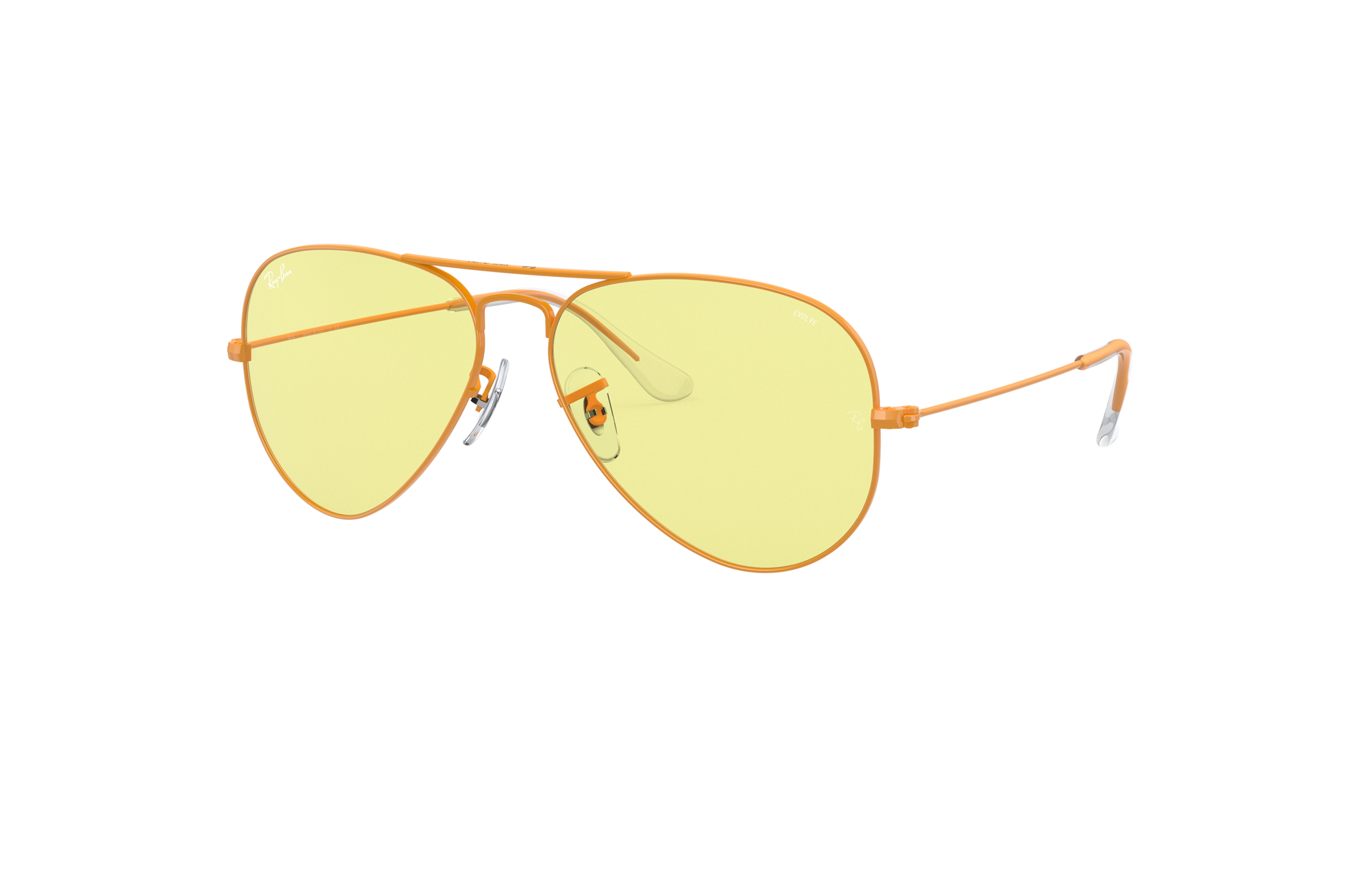 ray ban aviator evolve yellow