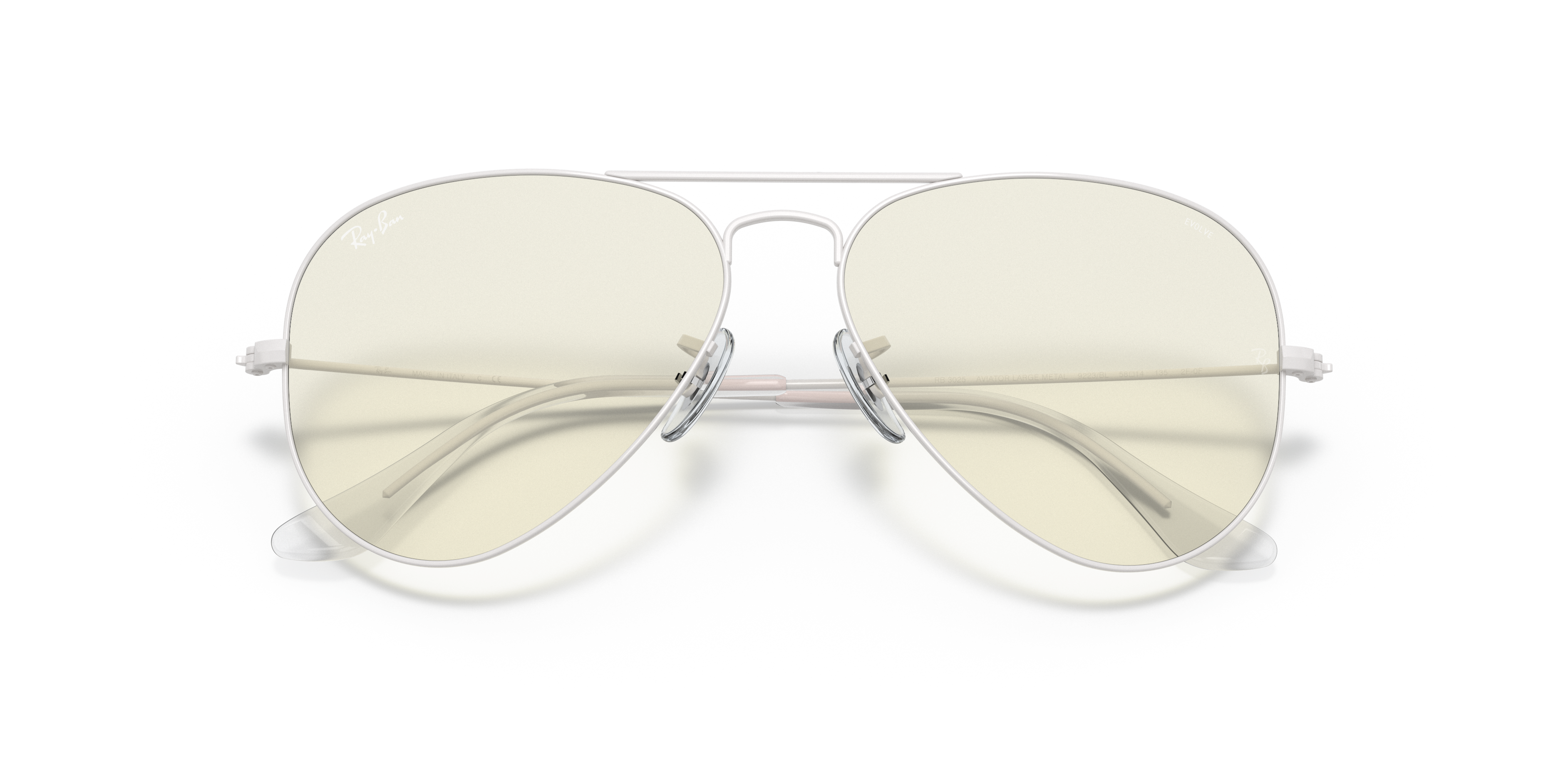 ray ban aviator transparent