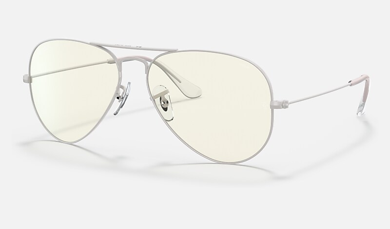 レイバン公式ストア】 - RB3025 | Ray-Ban® AVIATOR BLUE-LIGHT CLEAR