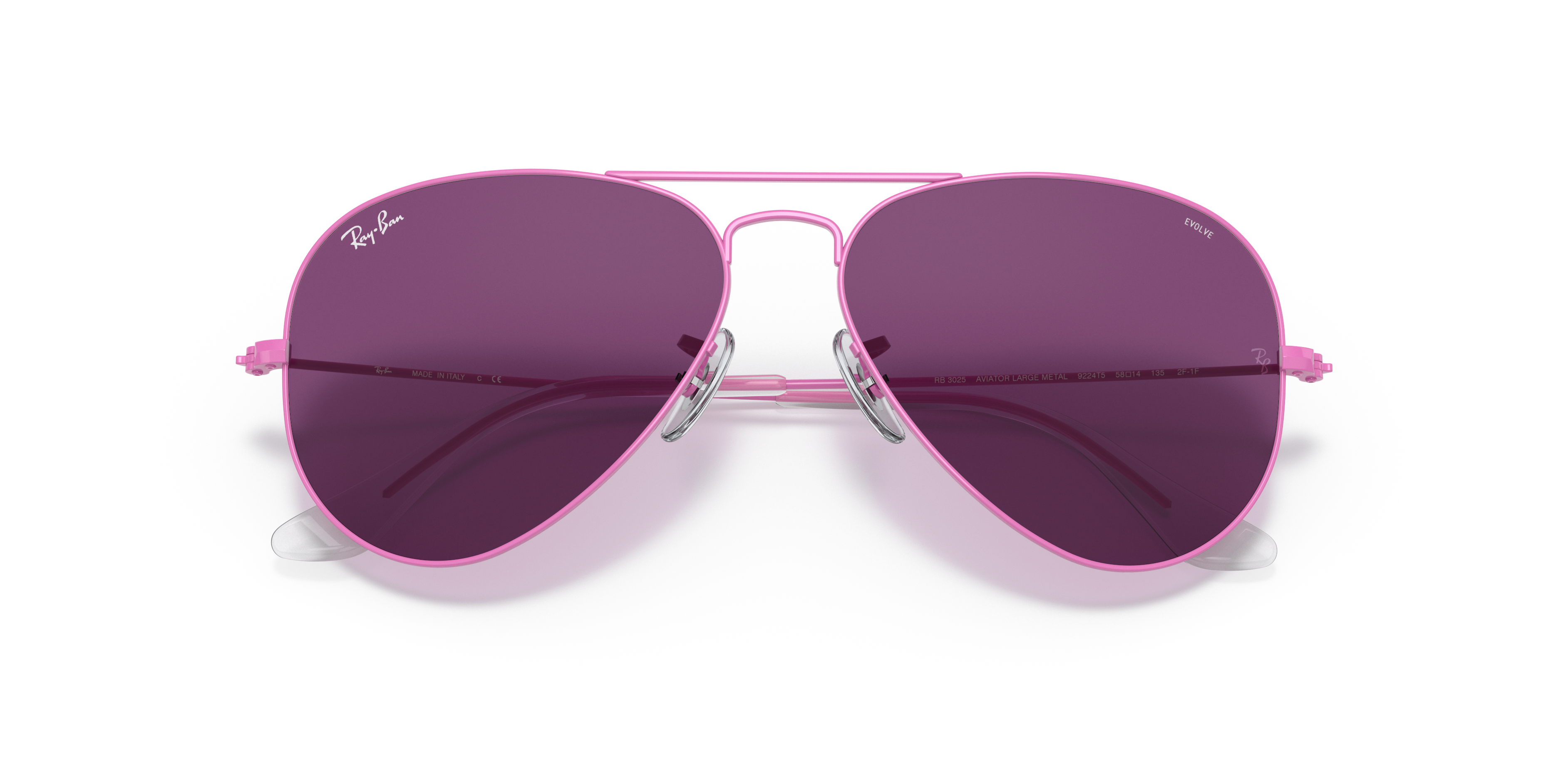 ray ban violet aviator