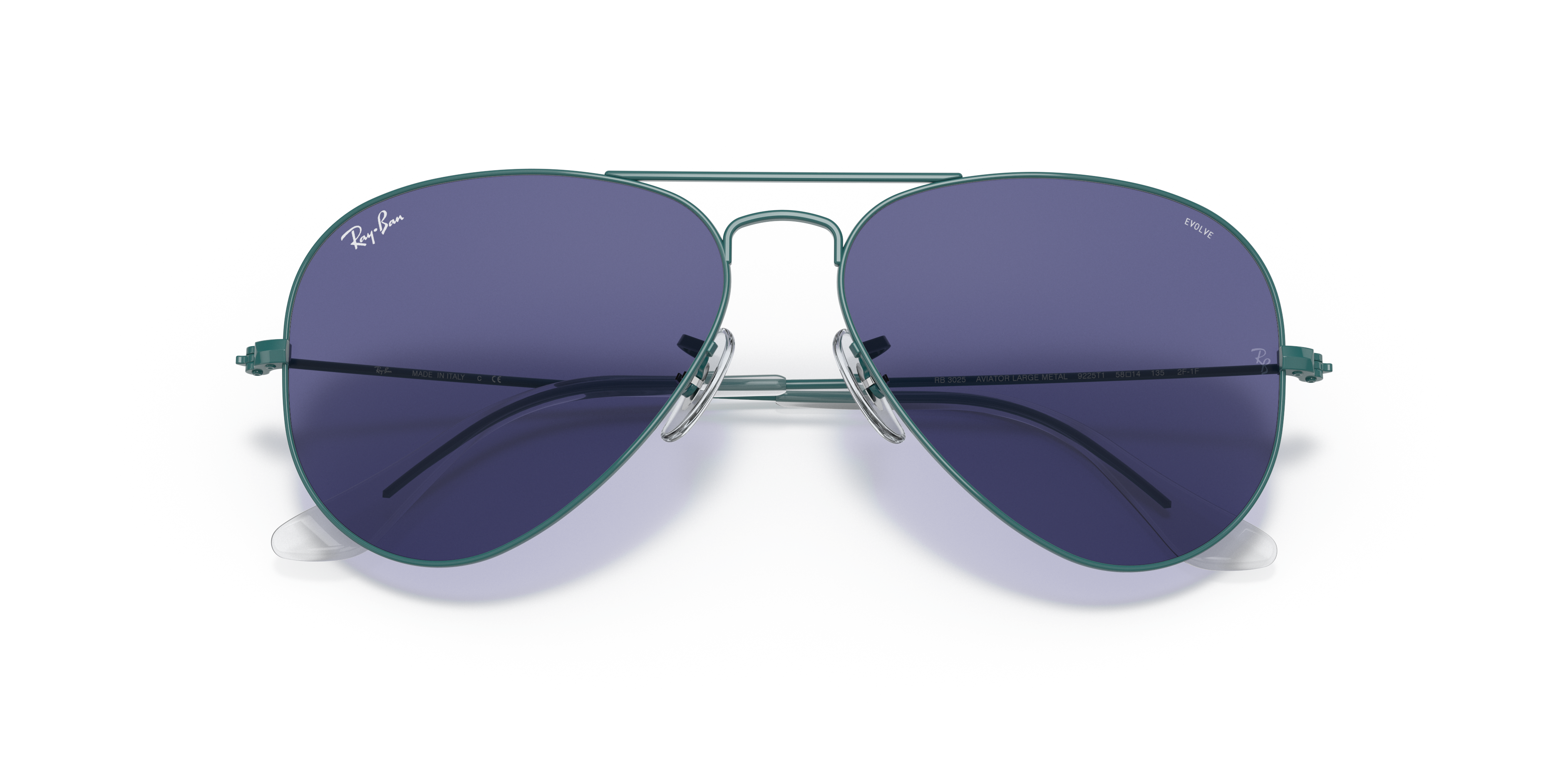 ray ban blue green aviators