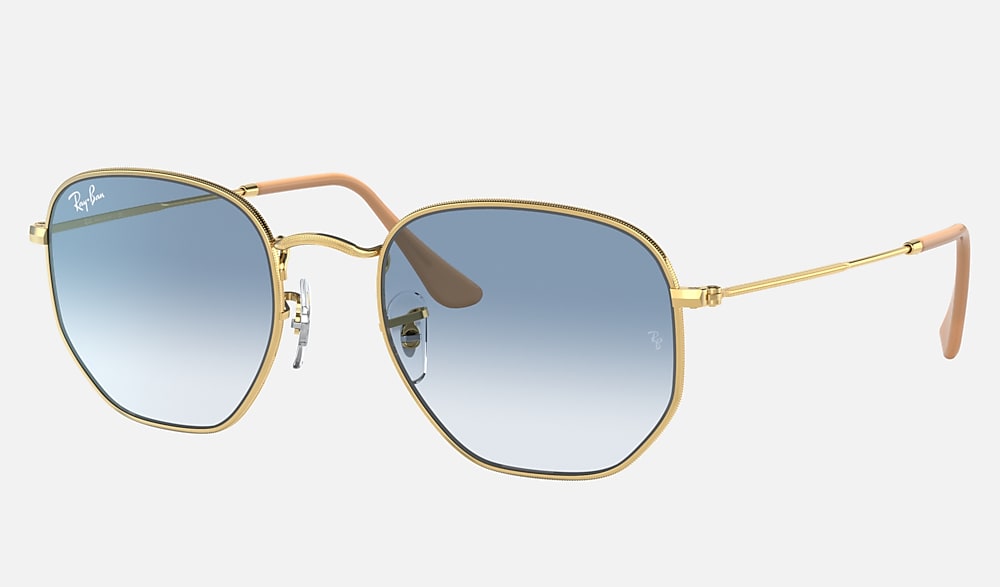HEXAGONAL Sunglasses in Gold and Blue - RB3548 | Ray-Ban®