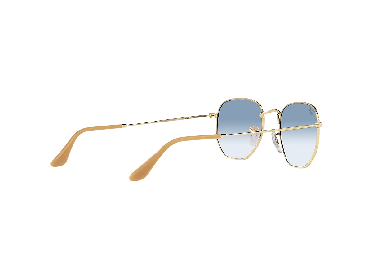 HEXAGONAL Sunglasses in Gold and Blue - RB3548