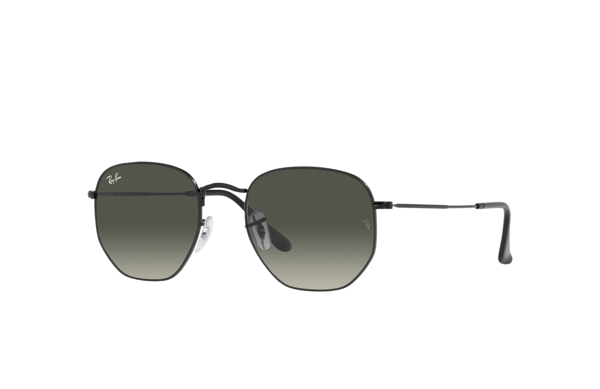 Occhiali da Sole Hexagonal in Nero e Grigio | Ray-Ban®