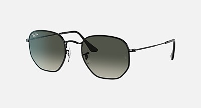 HEXAGONAL Sunglasses in Black and Grey Gradient - RB3548