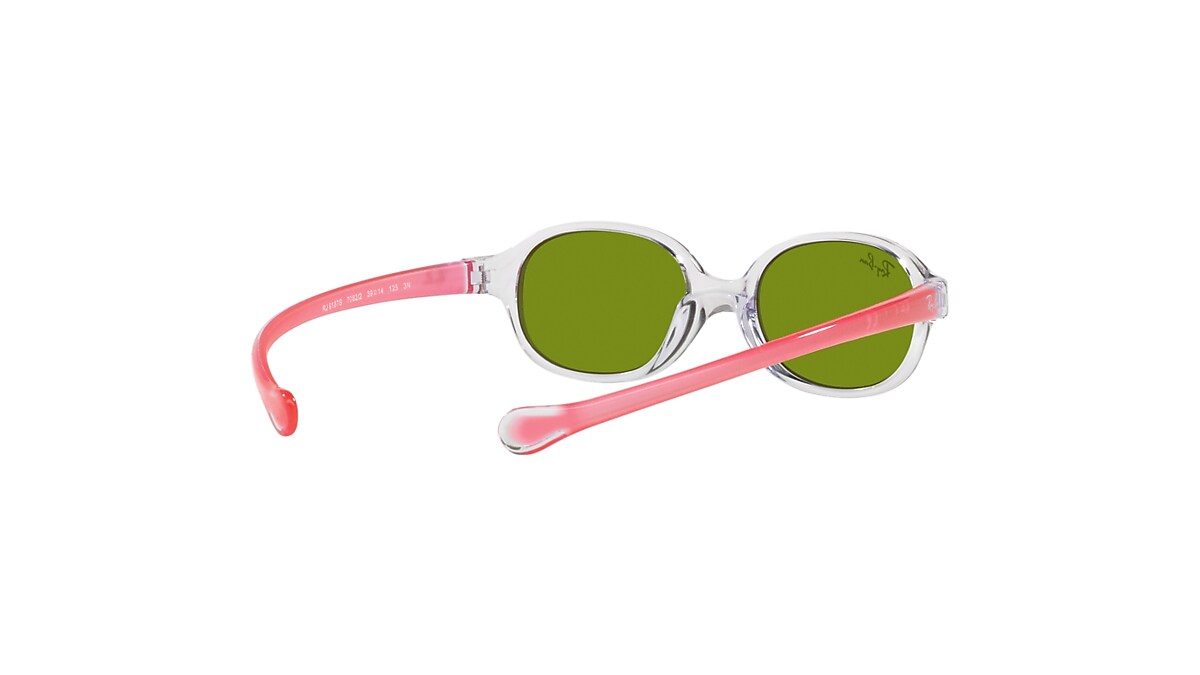 RB9187S KIDS Sunglasses in Transparent Light Violet and