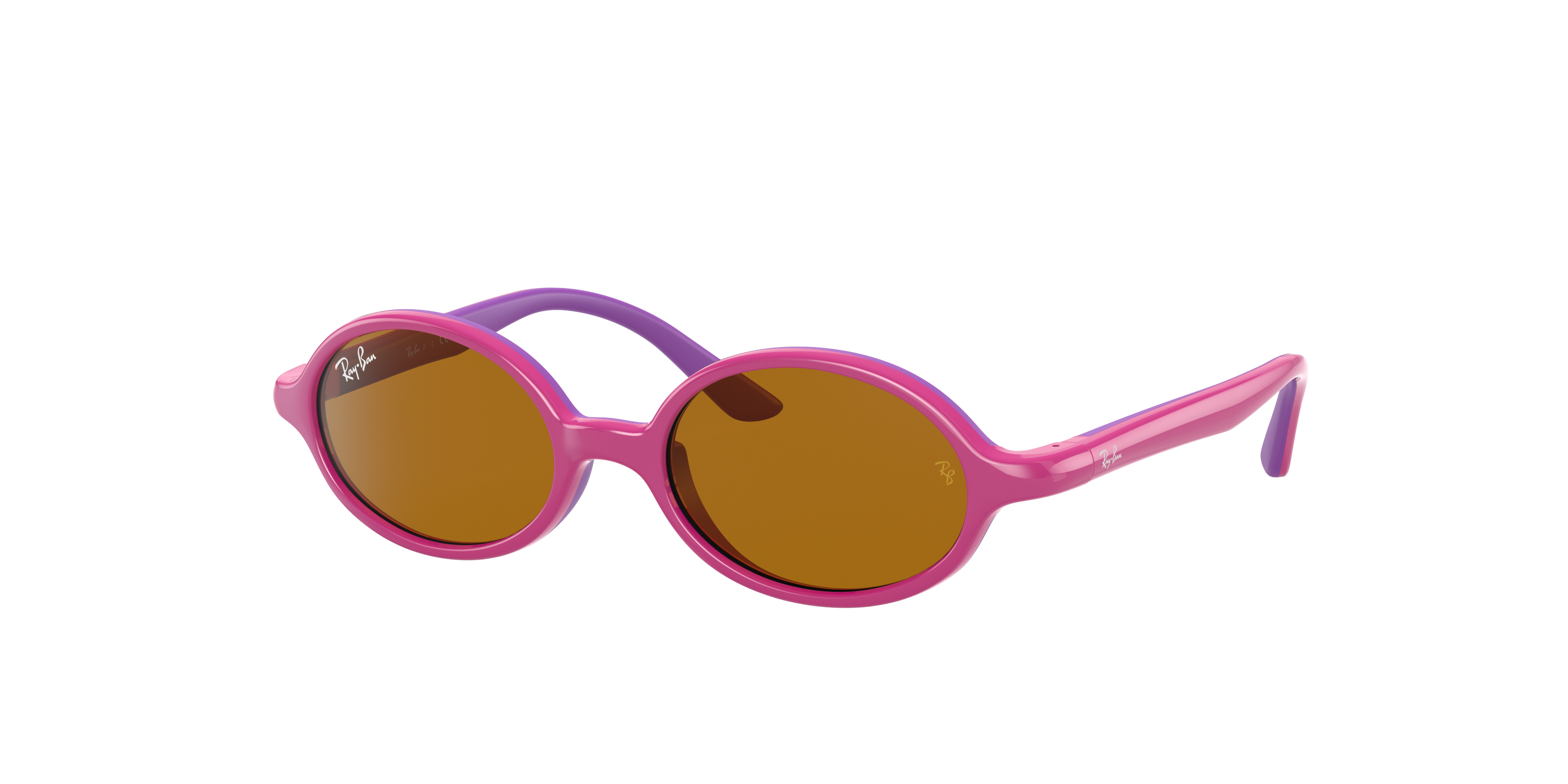 Rb9145s Kids Sunglasses in Fuxia On Violet and Brown | Ray-Ban®