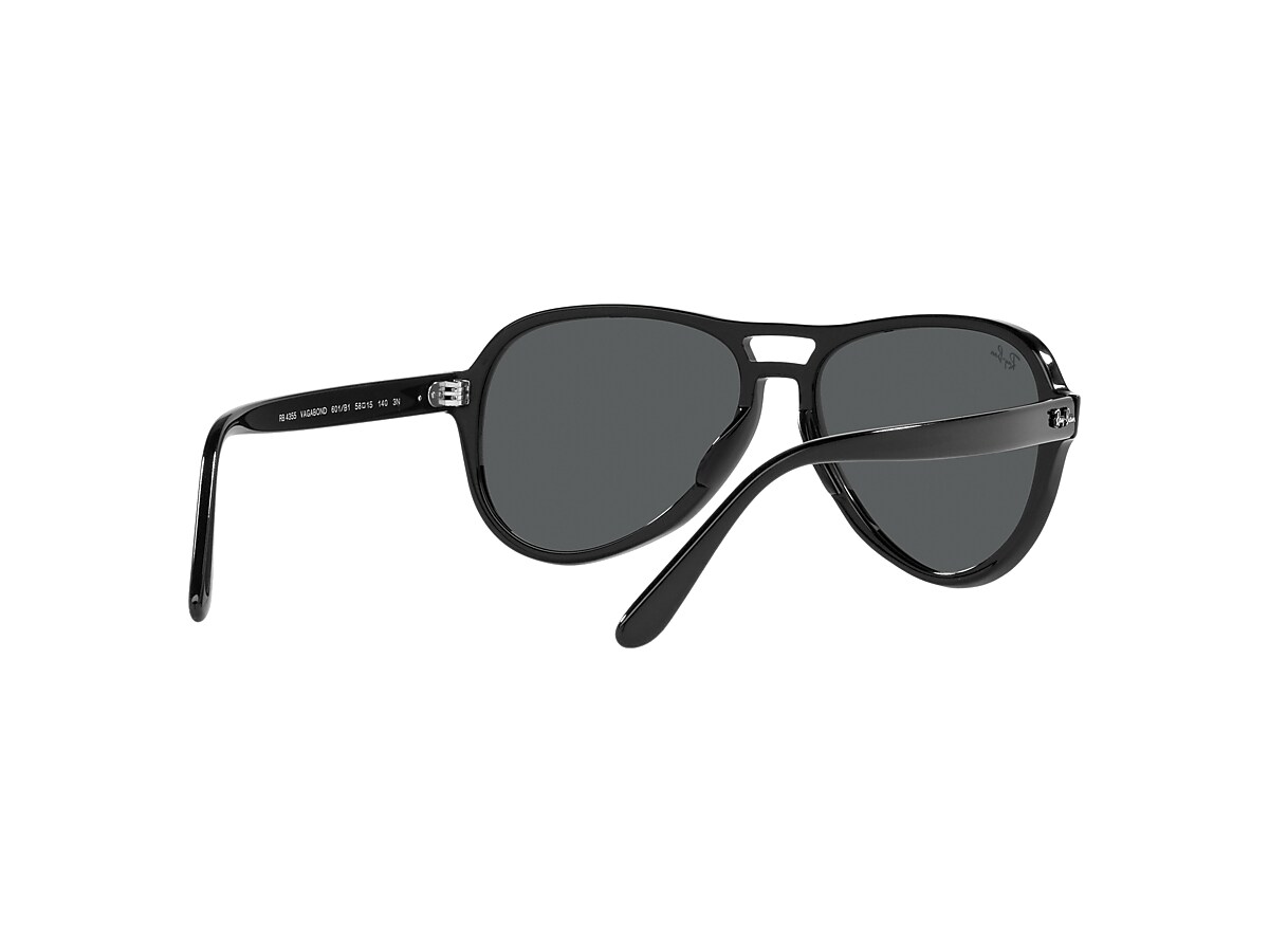 Ray-Ban サングラス VAGABOND RB4355 VAGABOND Sunglasses in Black and Dark Grey - RB4355 | Ray-Ban® CA