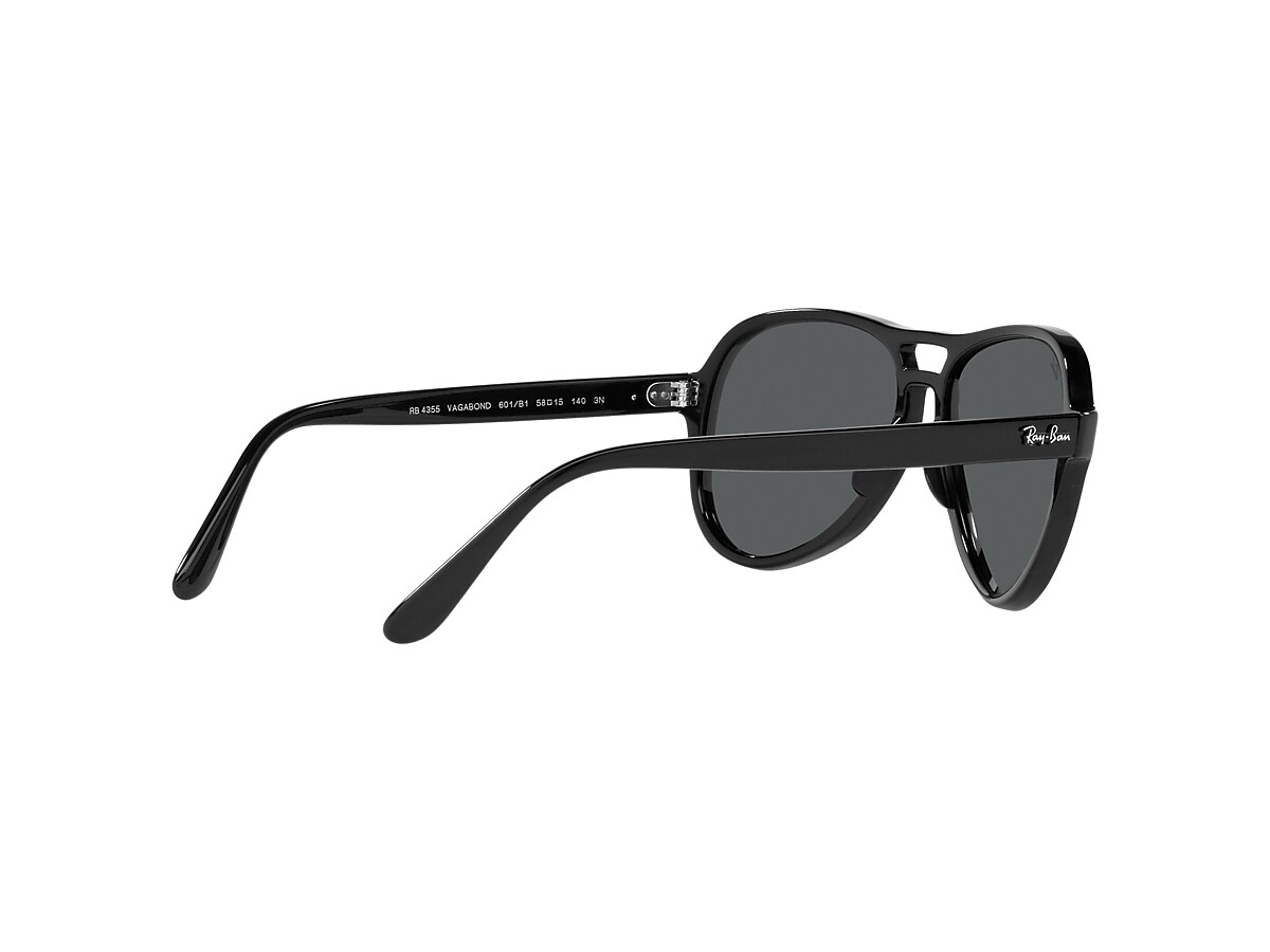 VAGABOND Sunglasses in Black and Dark Grey - RB4355 | Ray-Ban® CA
