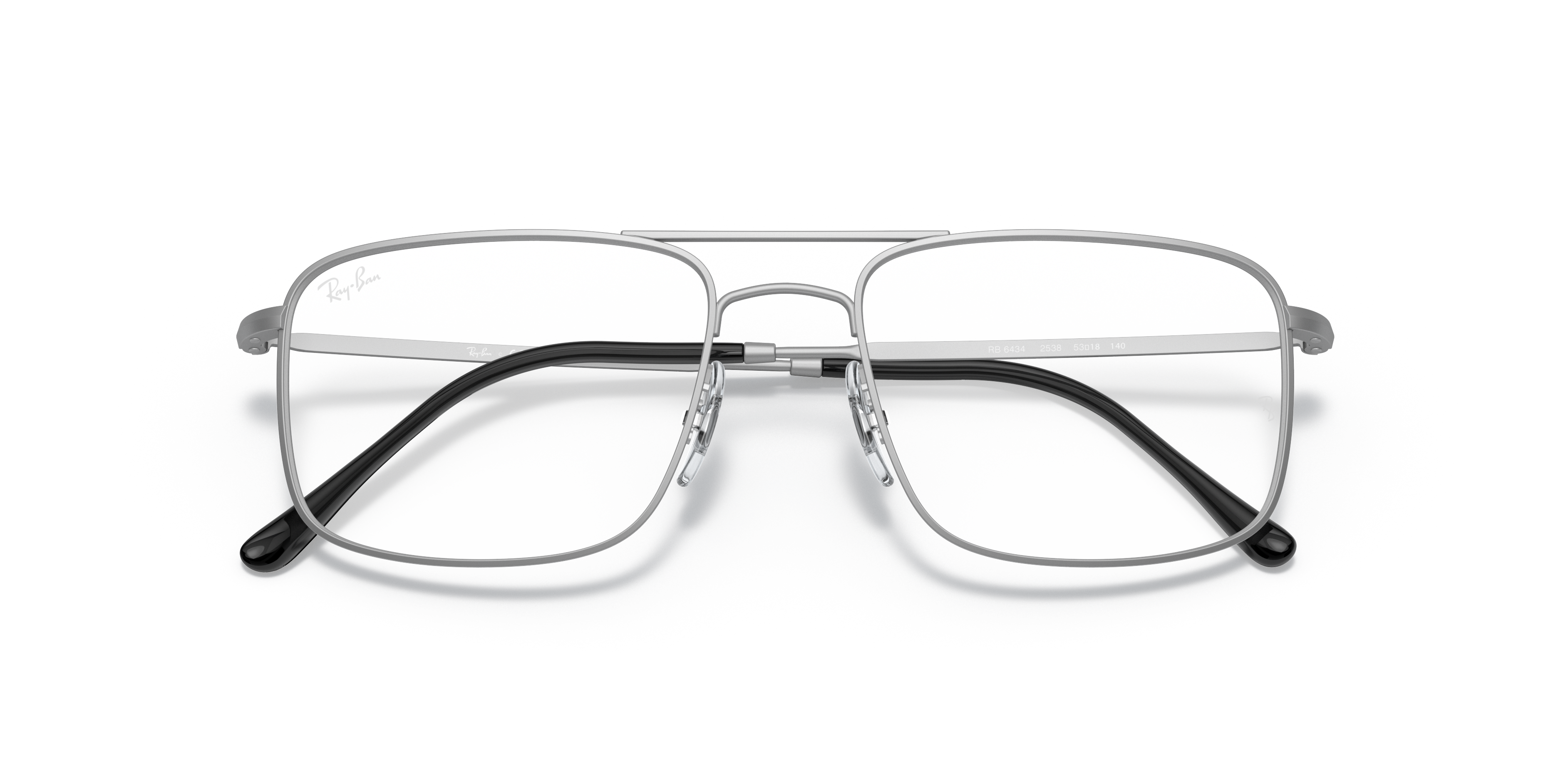 Rb6434 Optics Eyeglasses with Silver Frame | Ray-Ban®