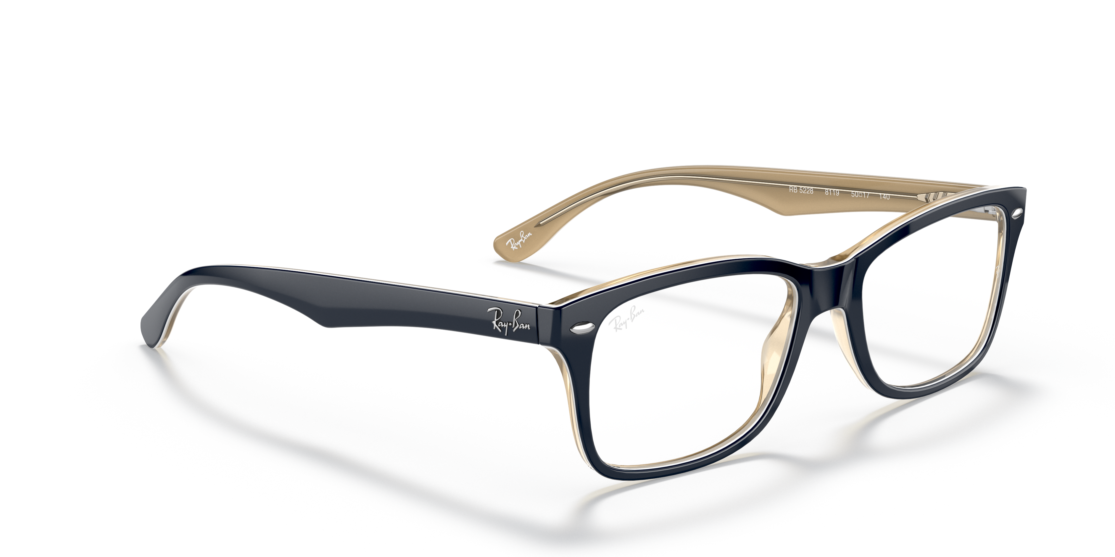 ray ban 5228 dimensions