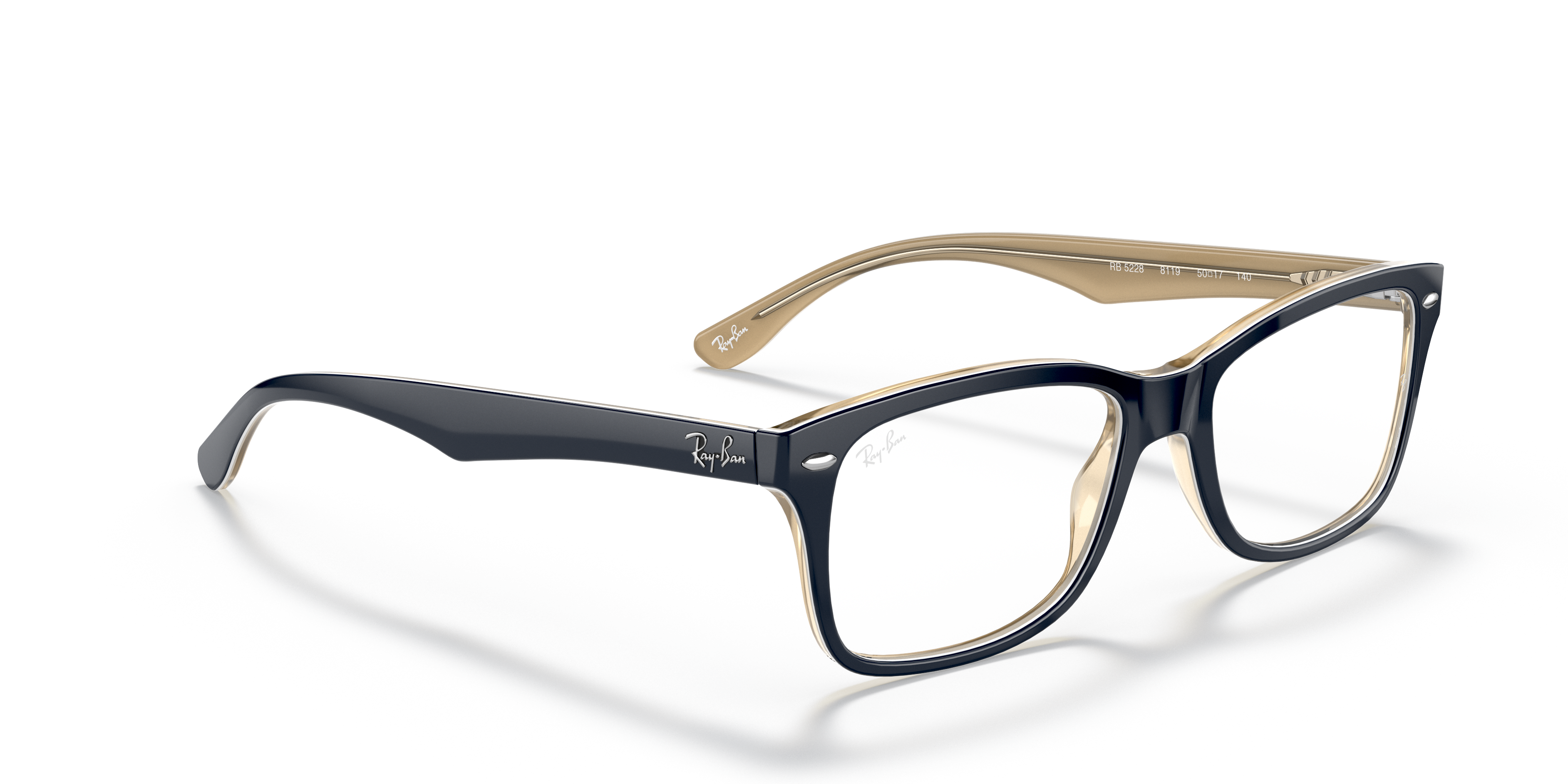 Rb5228 Optics Eyeglasses with Transparent Blue Frame | Ray-Ban®