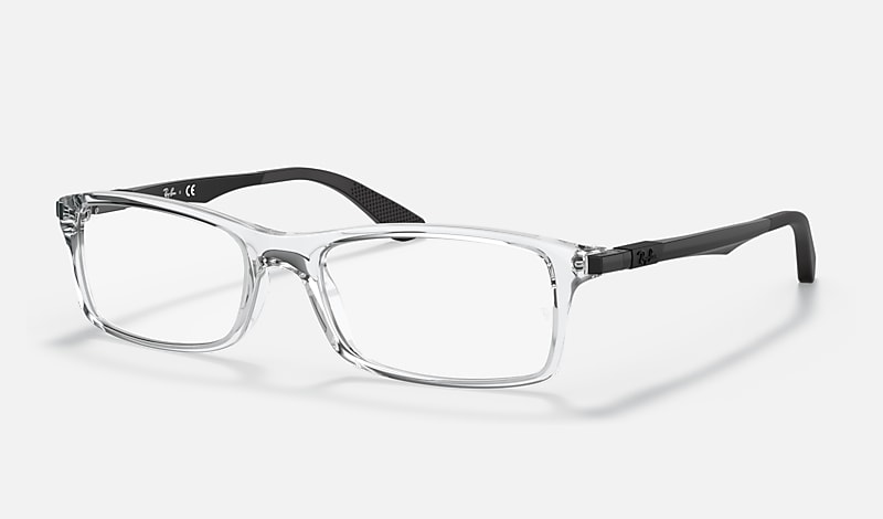 echo spring Put together RB7017 OPTICS Eyeglasses with Trasparent Frame | Ray-Ban®