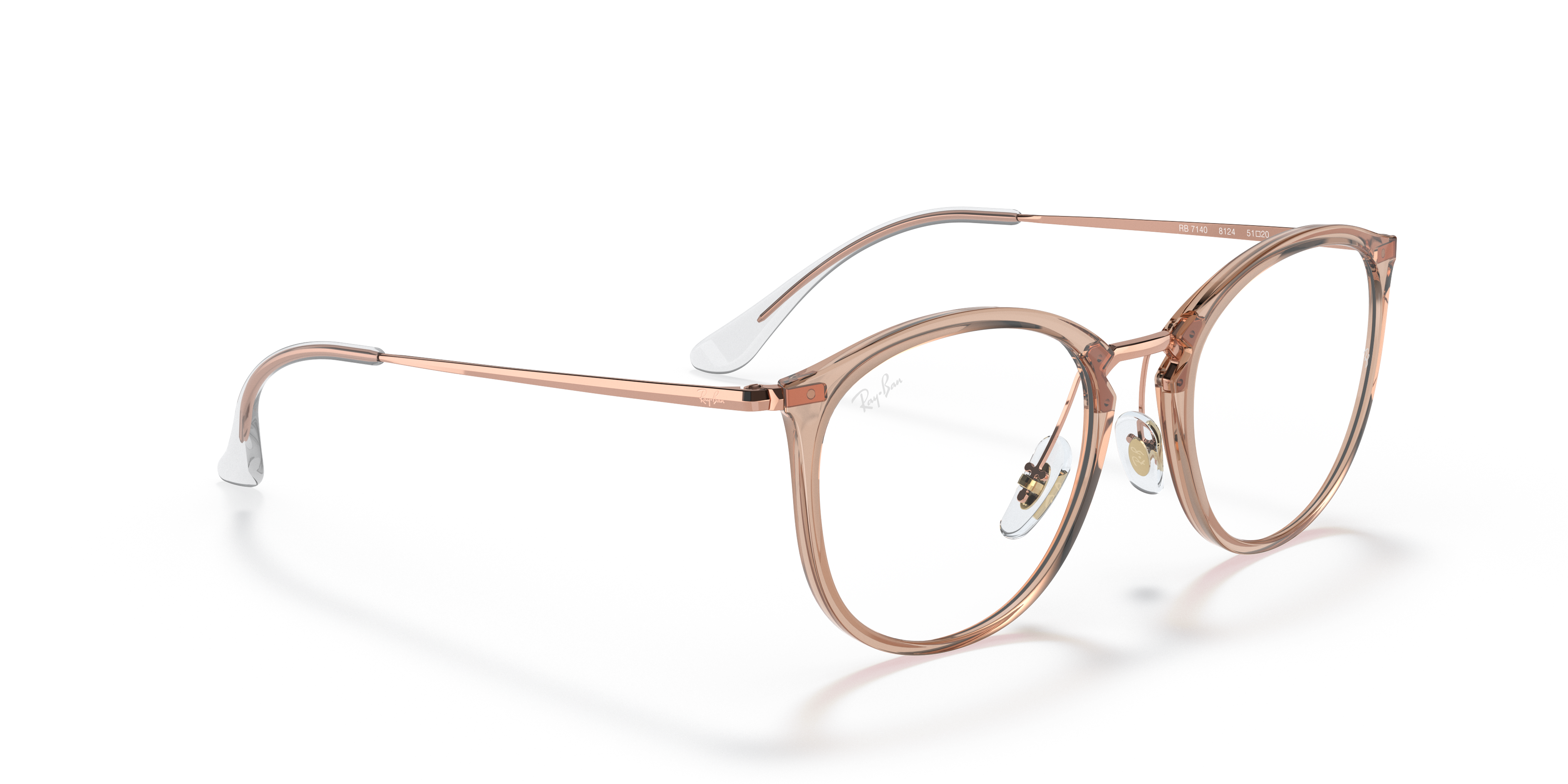 Rb7140 Eyeglasses with Light Brown Frame | Ray-Ban®