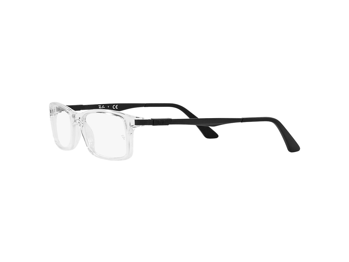 Óculos de Sol RB4317 em Preto e Transparente - RB4317L