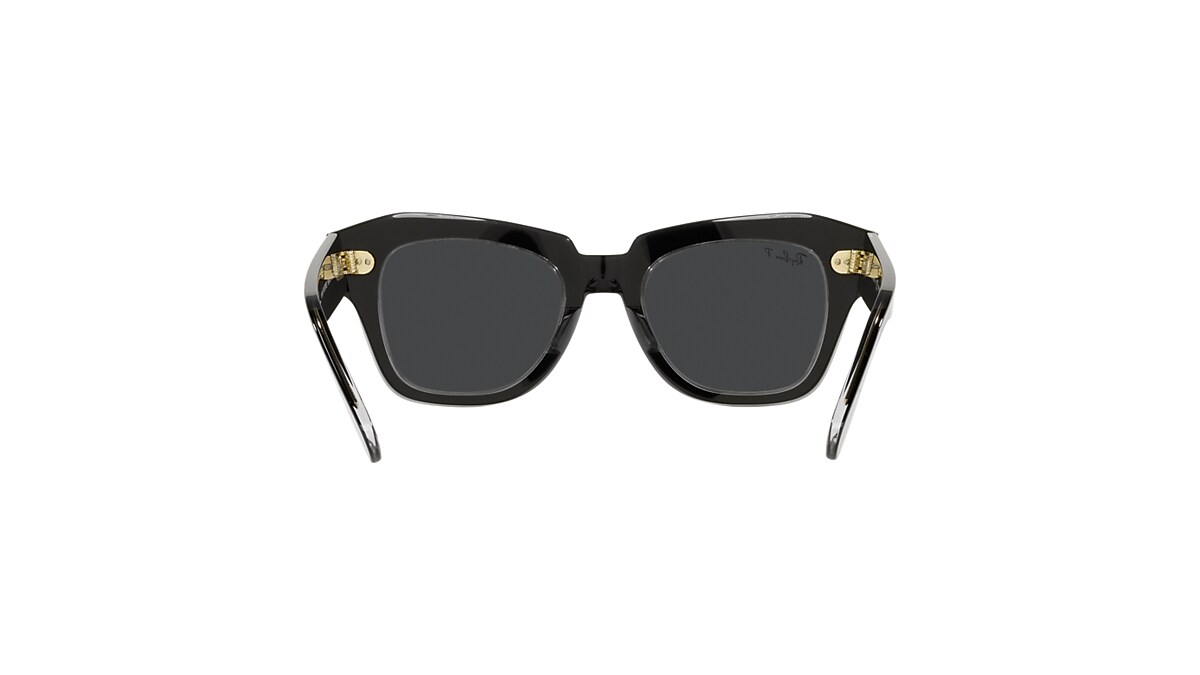 STATE STREET @COLLECTION Sunglasses in Black On Transparent