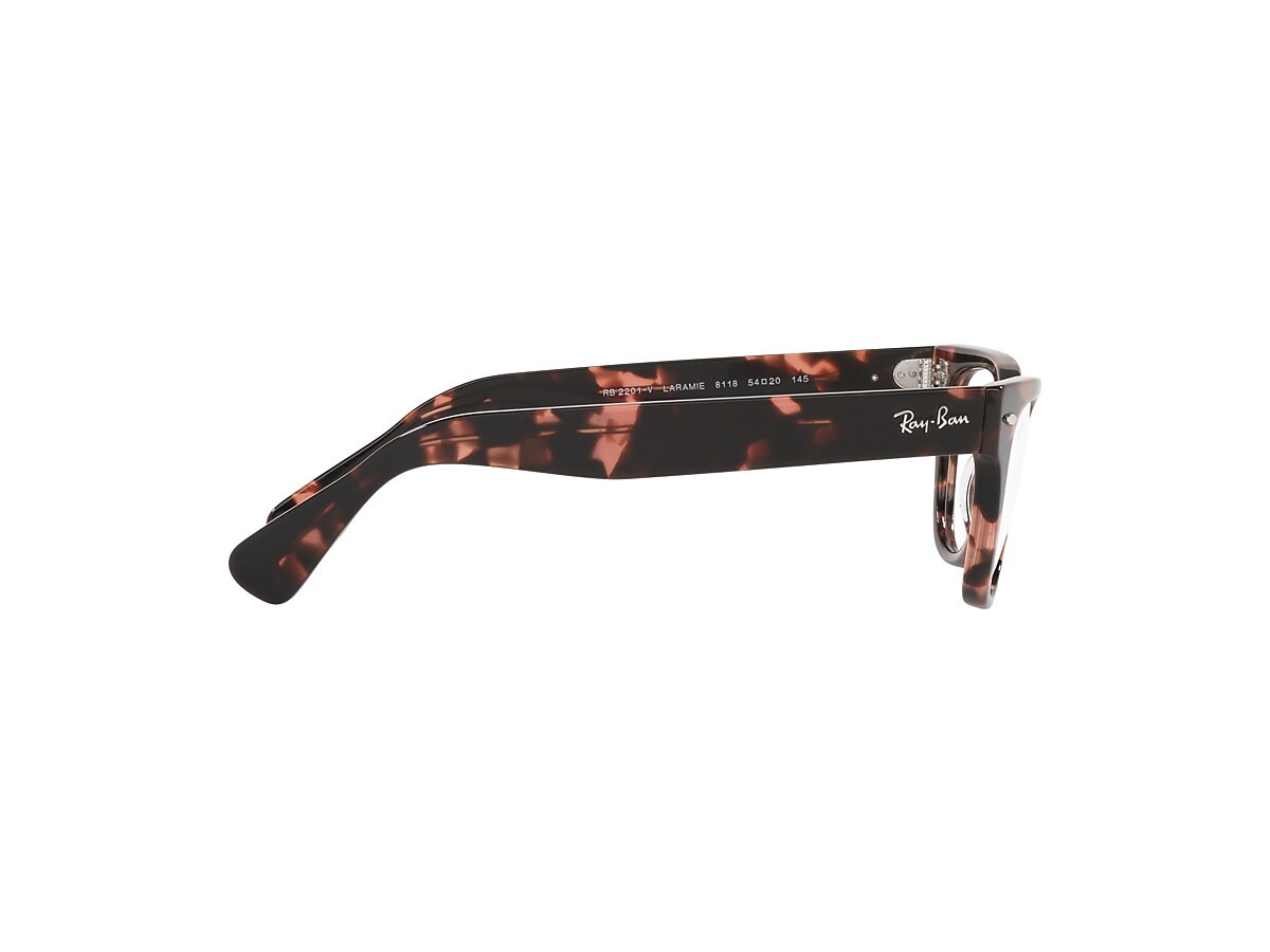 LARAMIE OPTICS Eyeglasses with Pink Havana Frame - RB2201V