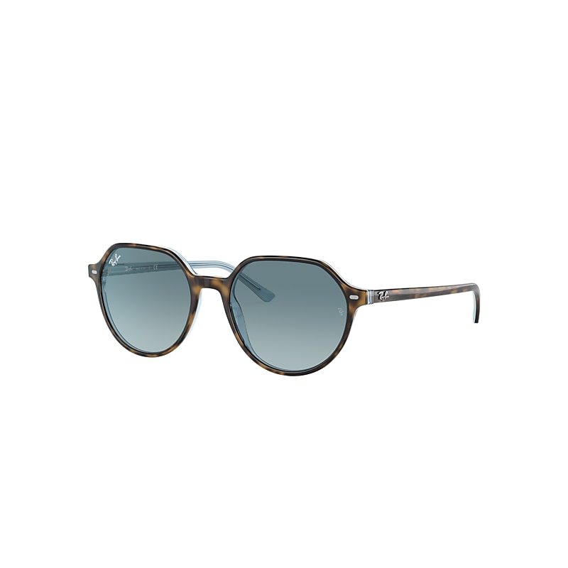 Ray Ban Thalia Sunglasses Tortoise Frame Grey Lenses 55-18 In Tortoise