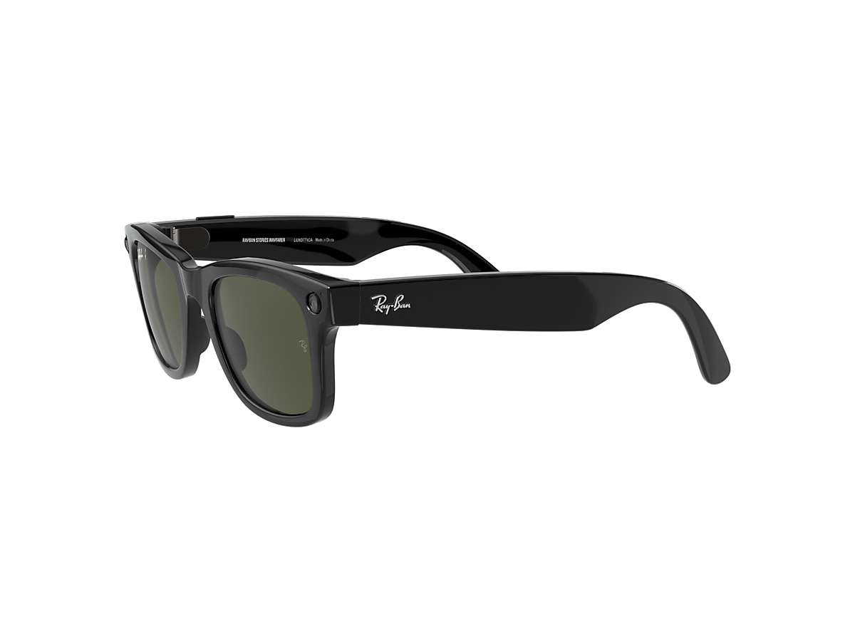 RAY-BAN STORIES | WAYFARER Sunglasses in Black and Green - | Ray