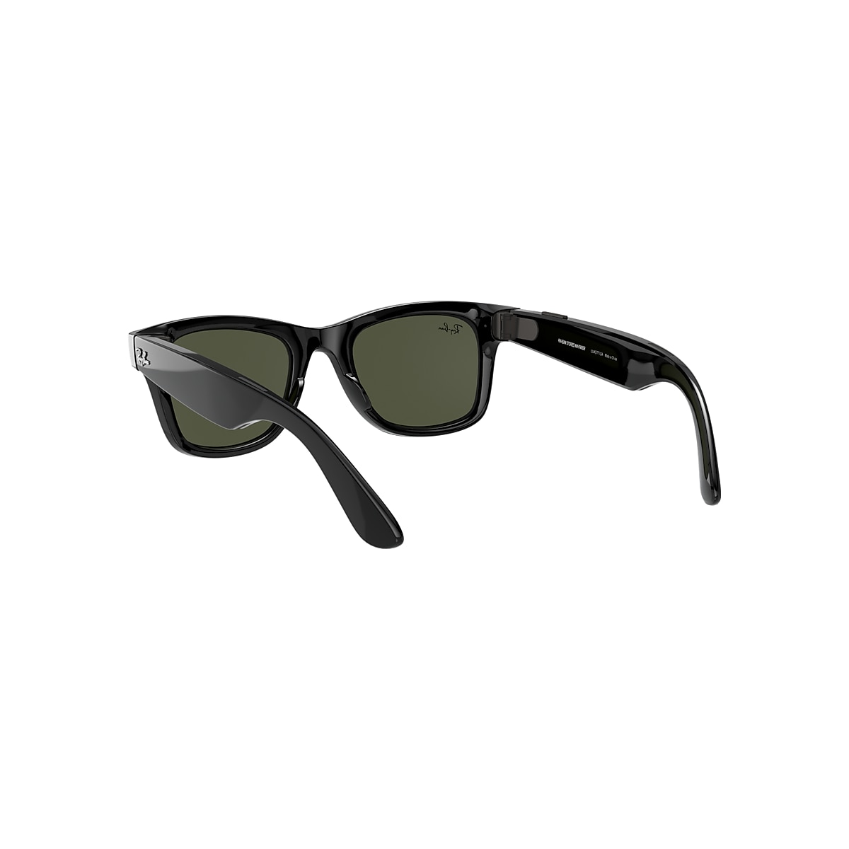 Ray-ban Stories | Wayfarer Sunglasses in Shiny Black and Green | Ray-Ban®