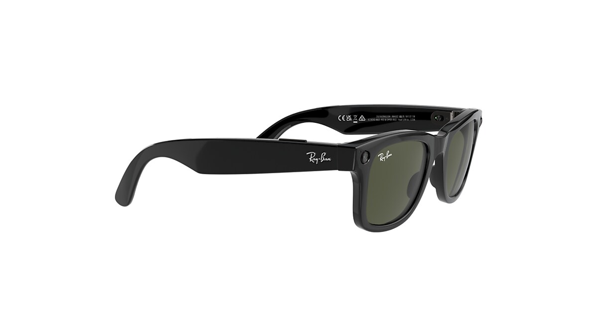 RAY-BAN STORIES | WAYFARER Sunglasses in Black and Green - | Ray