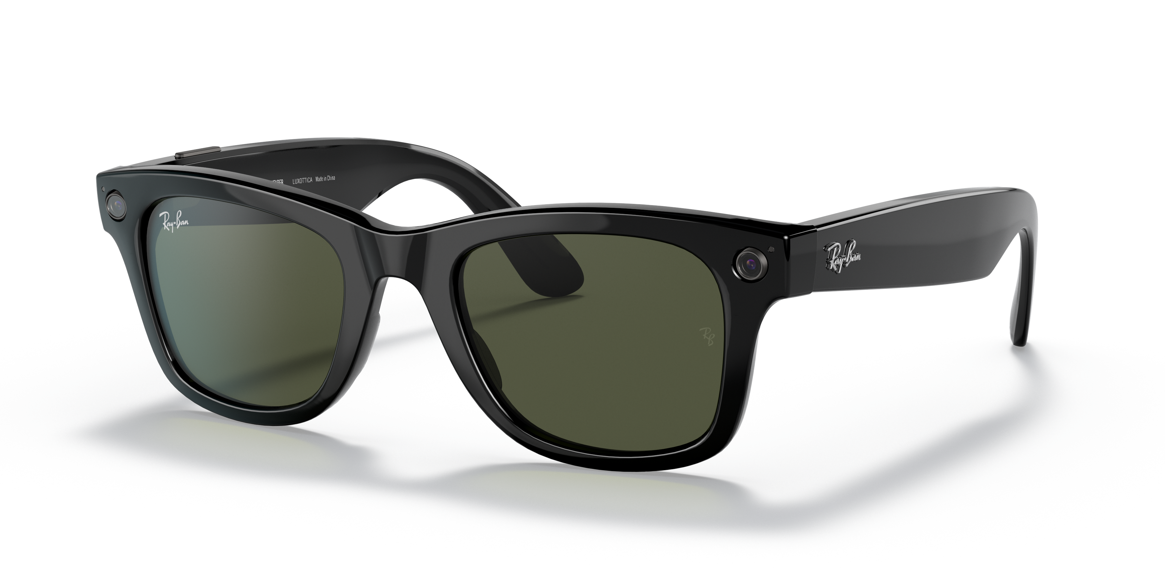 Ray-ban Stories Wayfarer Sunglasses in and Green |