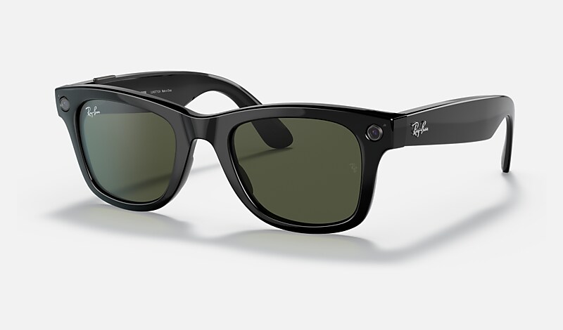 RAY-BAN STORIES | WAYFARER Sunglasses in Black and Green - | Ray