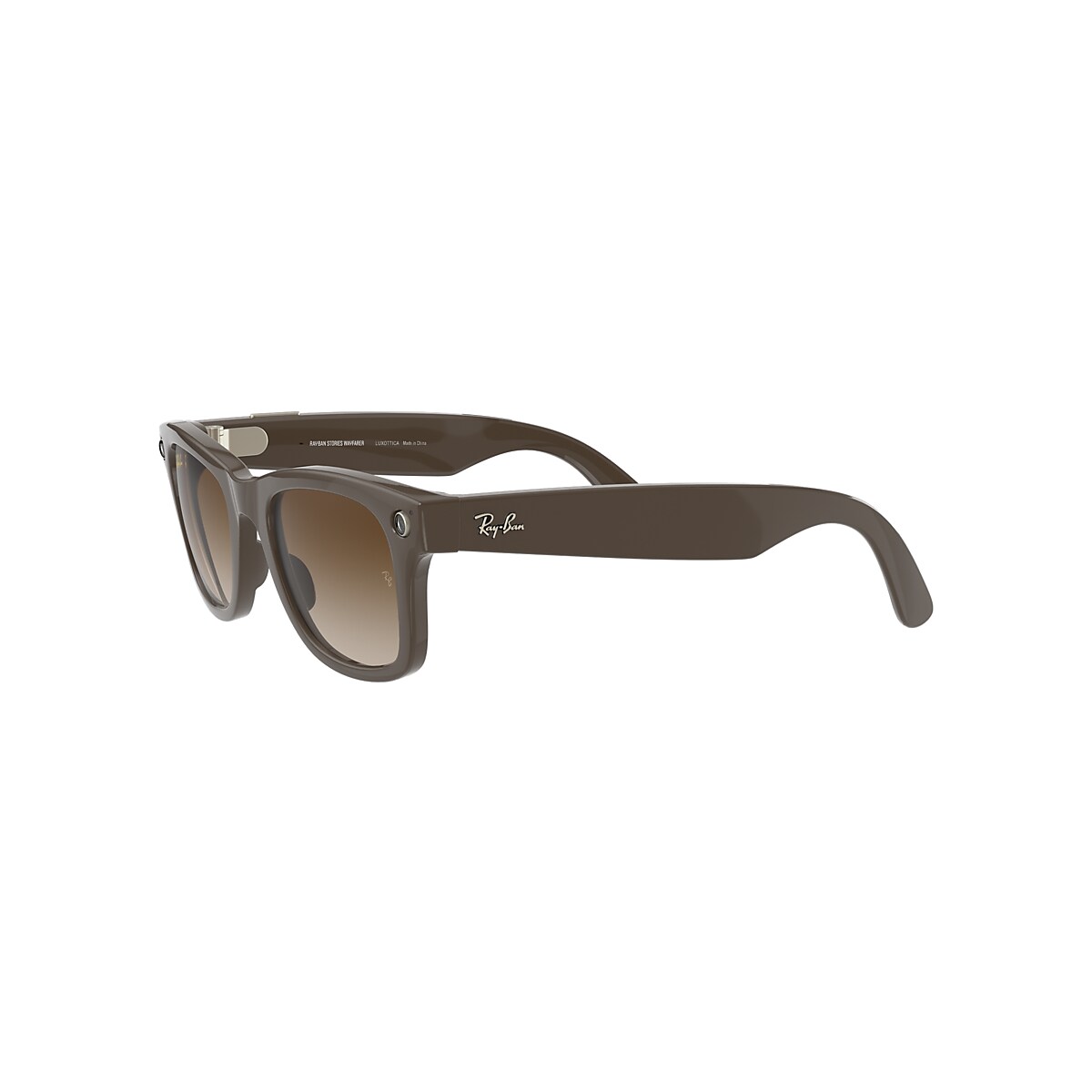 Ray-ban Stories | Wayfarer Sunglasses in Brown and Brown | Ray-Ban®