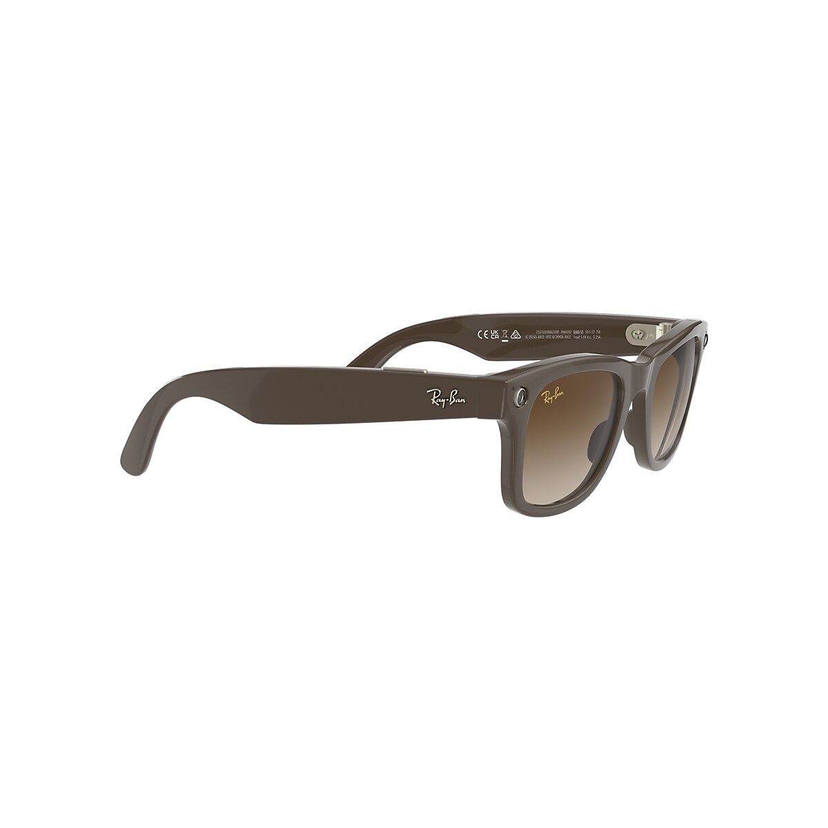 Ray-ban Stories | Wayfarer Sunglasses in Shiny Brown and Brown | Ray-Ban®