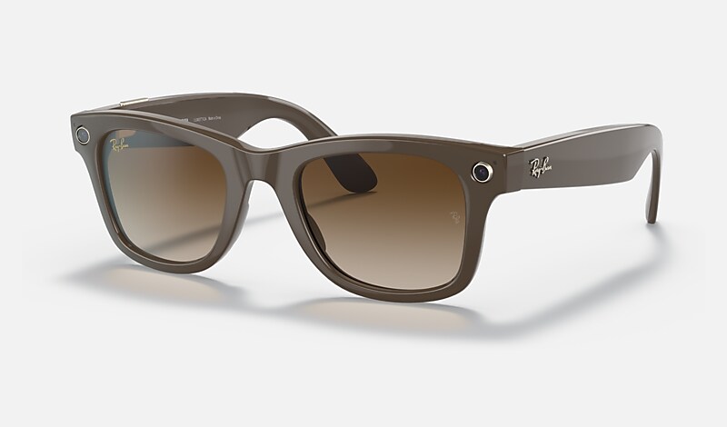 RAY-BAN STORIES | WAYFARER Sunglasses in Brown and Brown - | Ray