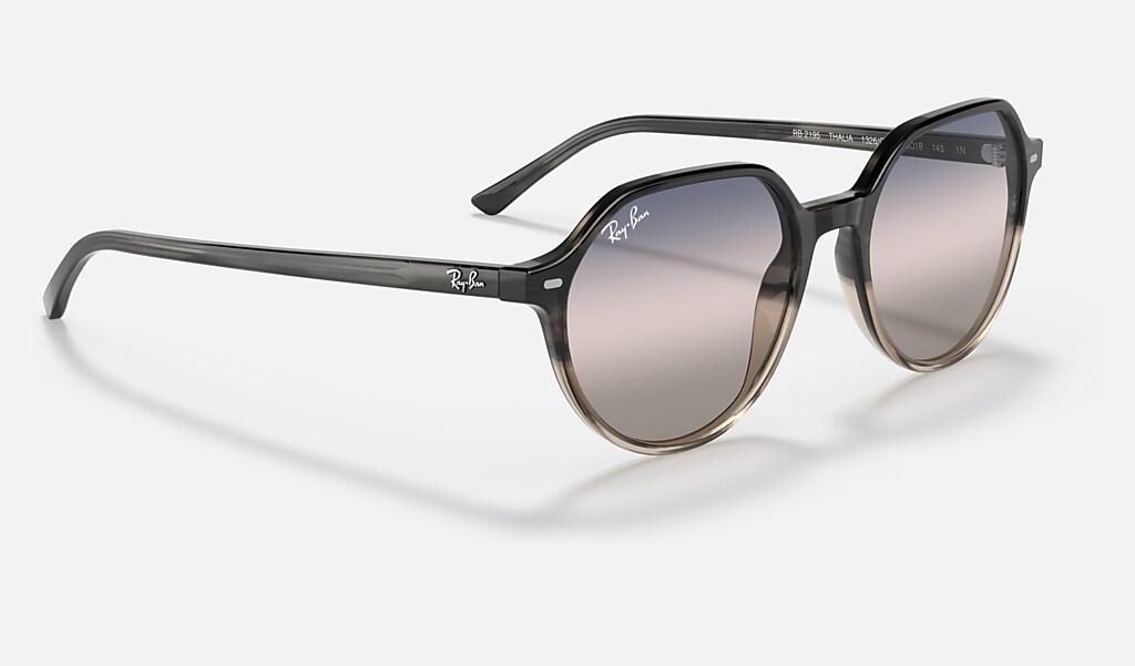 Thalia Bi-gradient Sunglasses in Grey Havana and Pink/Blue | Ray-Ban®
