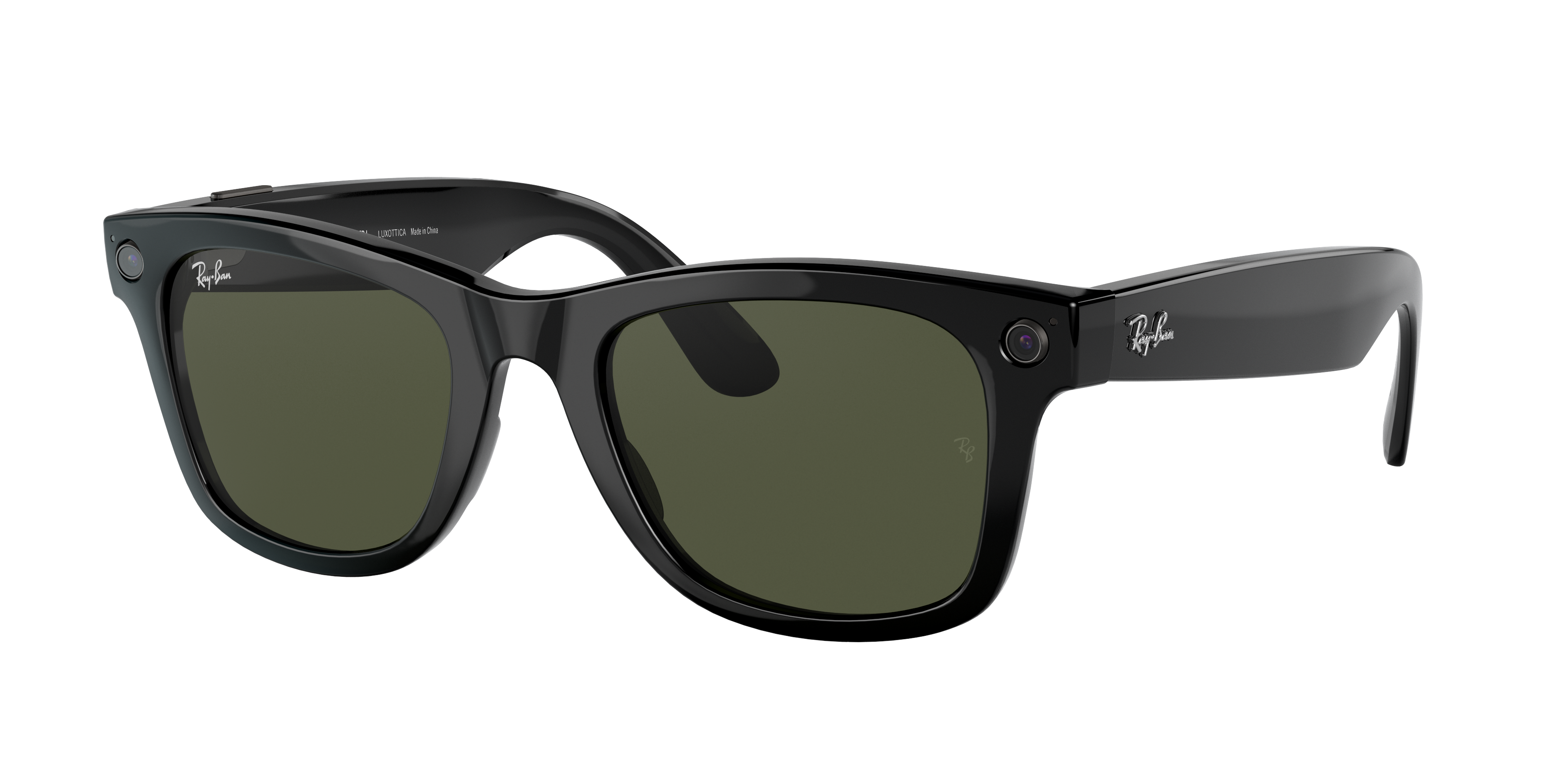Open Eigen bloeden Ray-ban Stories | Wayfarer Sunglasses in Black and Green - | Ray-Ban® US