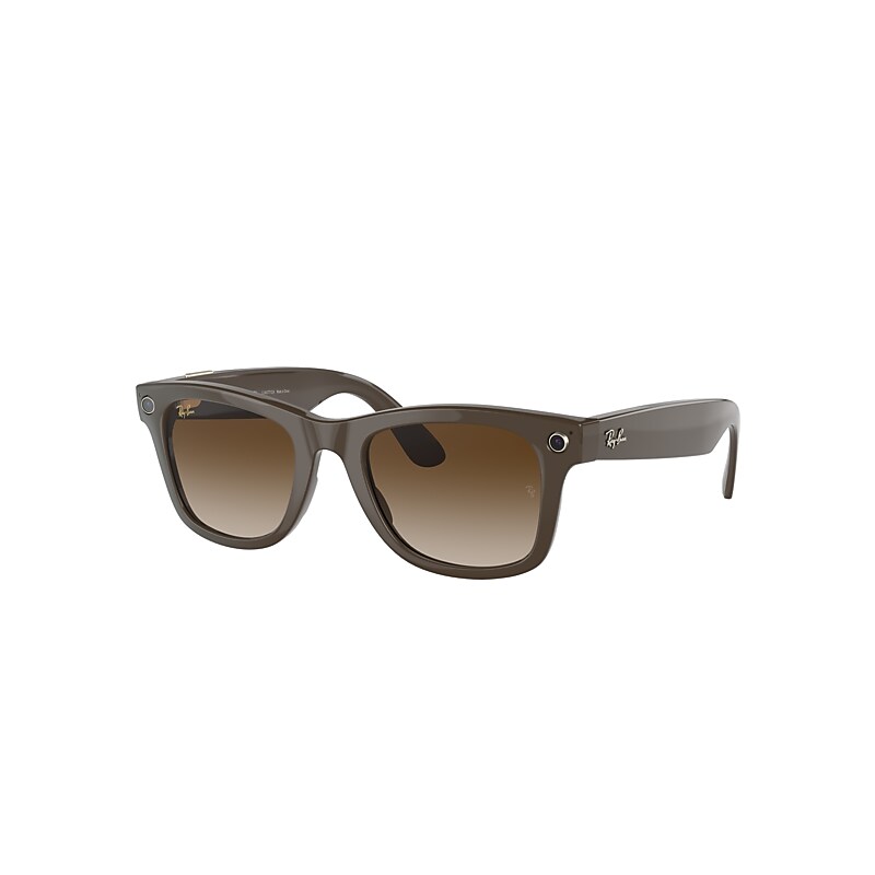 Ray-Ban Ray-Ban Stories | Wayfarer Electronics Shiny Brown Frame Brown Lenses 53-22