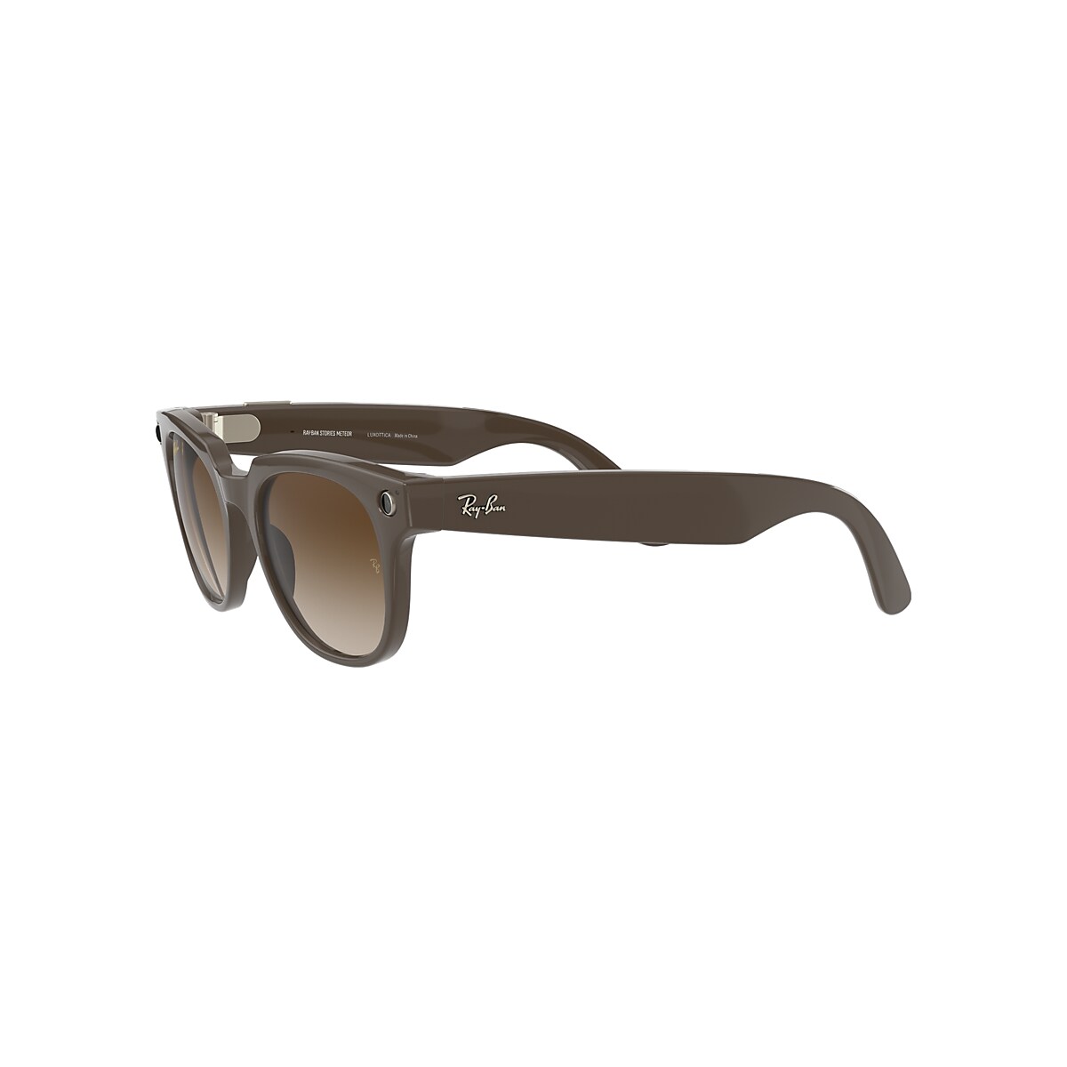 Ray-ban Stories | Meteor Sunglasses in Shiny Brown and Brown | Ray-Ban®