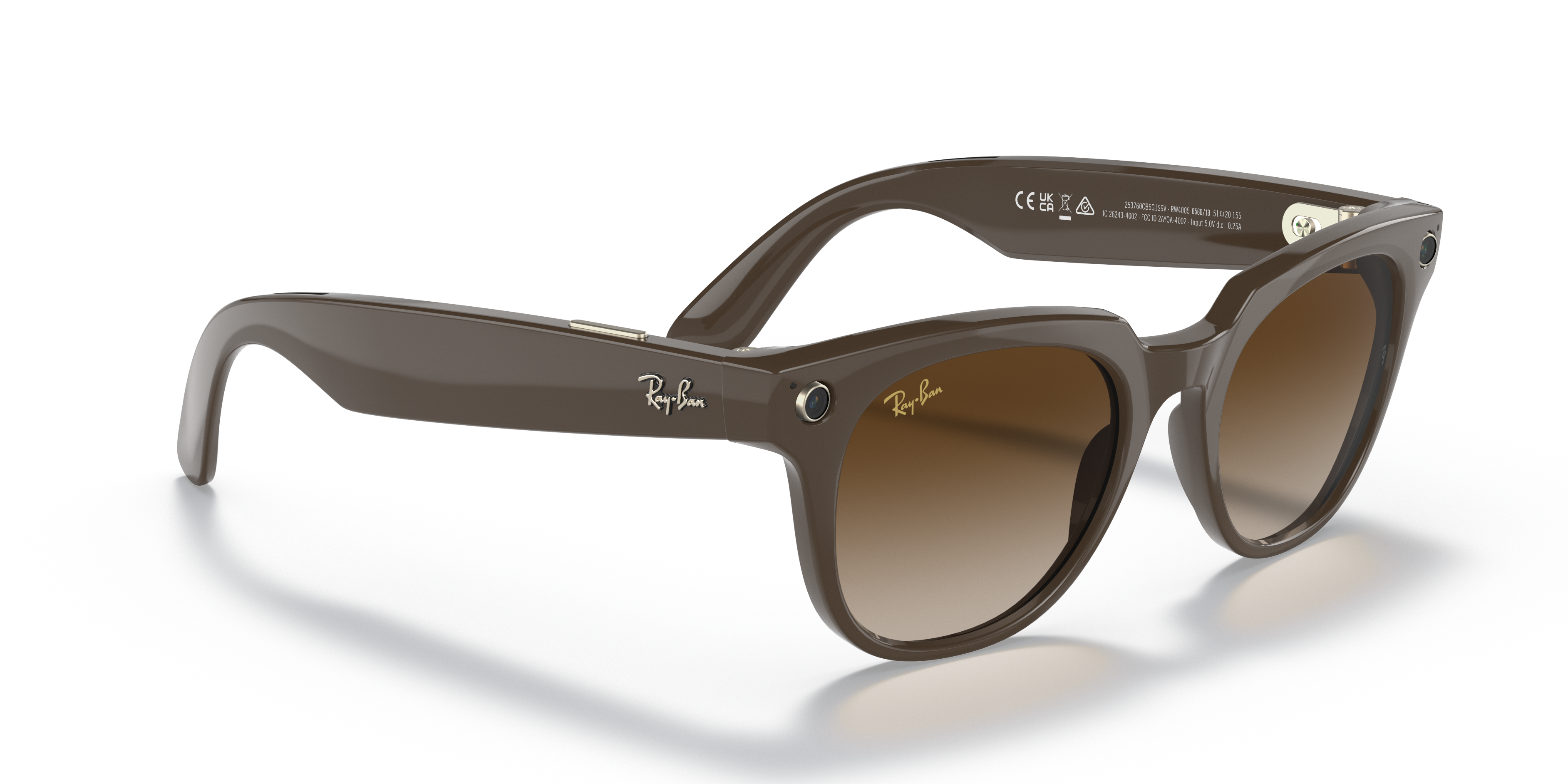 Occhiali da Sole Ray-ban Stories | Meteor in Marrone Lucido e Marrone | Ray- Ban®