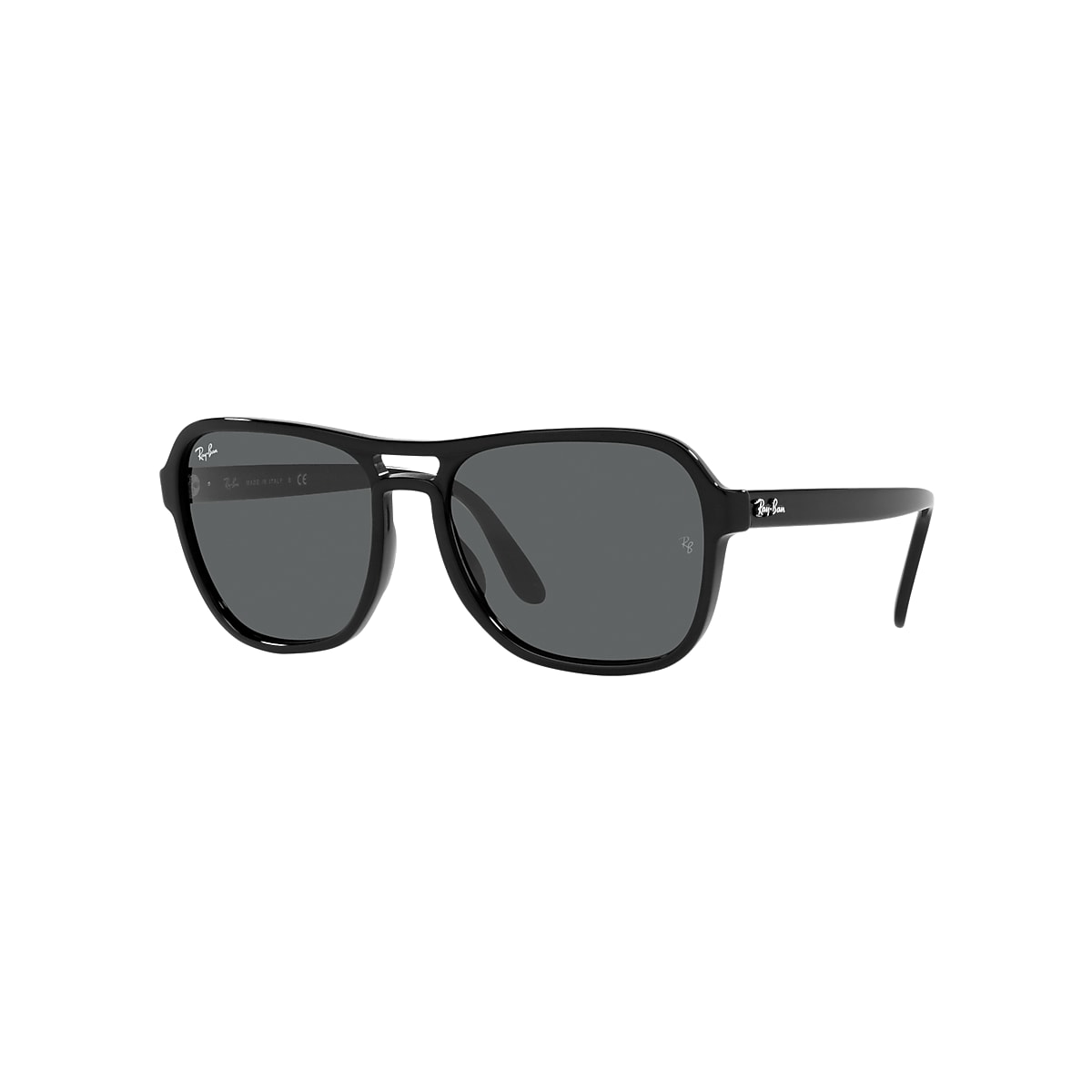 STATE SIDE Sunglasses in Black and Dark Grey - RB4356 | Ray