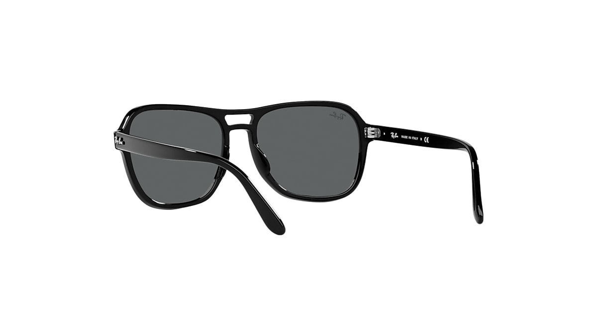 STATE SIDE Sunglasses in Black and Dark Grey - RB4356 | Ray